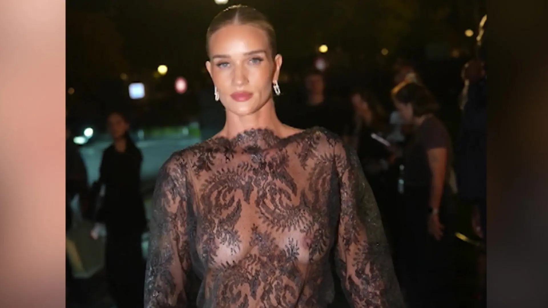 Sexy Nippel-Alarm bei Topmodel – noch vor Fashion Show!  Spitzen-Outfit in Paris 