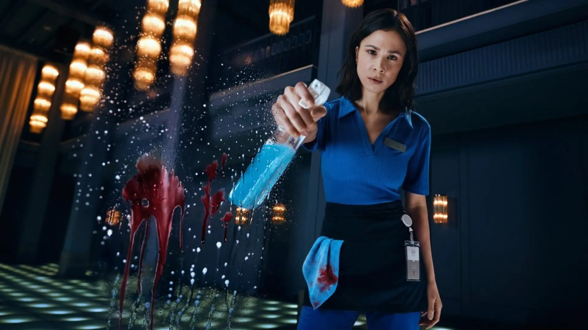 Aylin Tezel putzt in "Serial Cleaner" Tatorte.