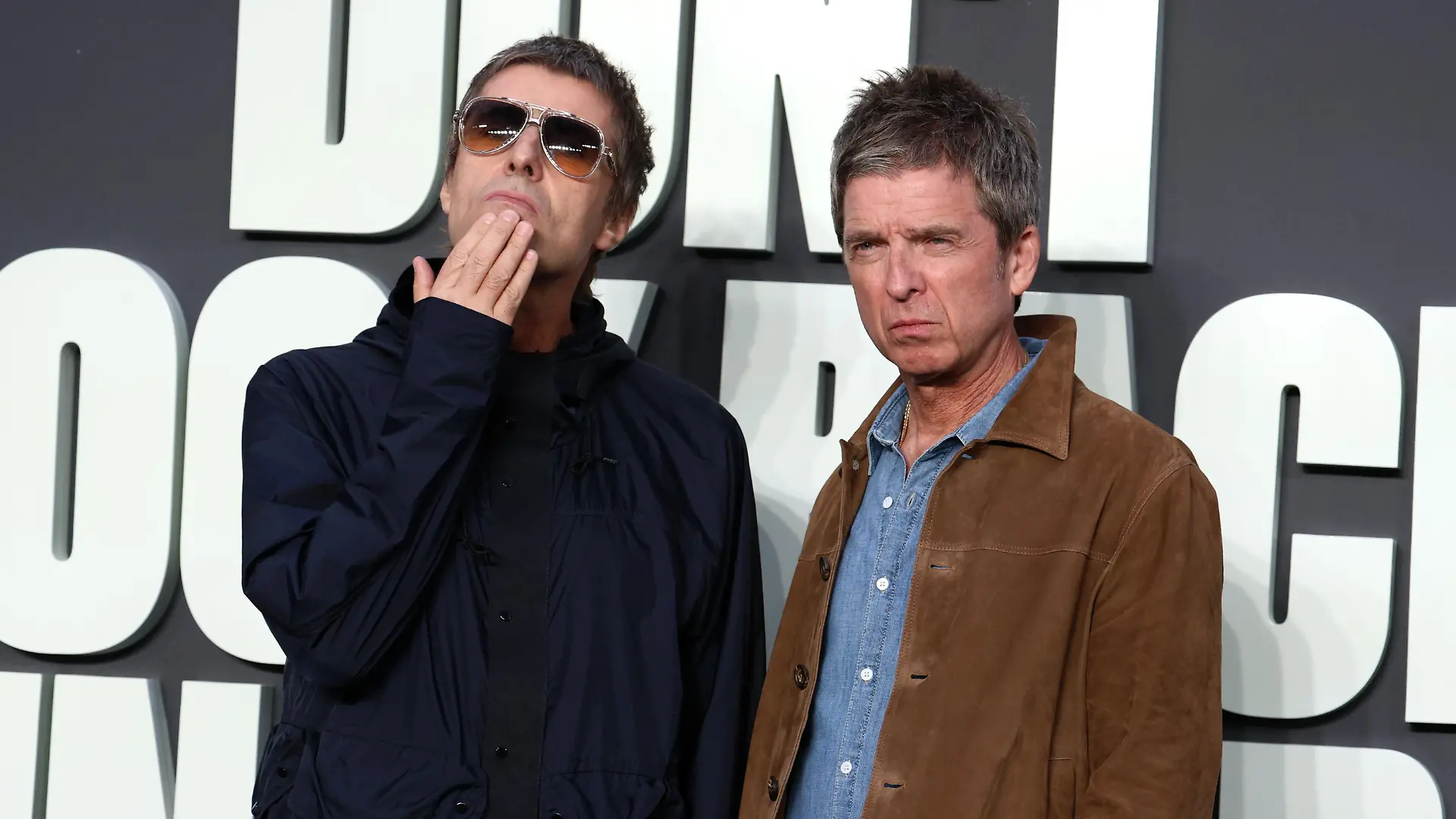 Liam Gallagher and Noel Gallagher attend the UK premiere of the movie Oasis Don't Look Back In Anger at Cineworld Leicester Square on September 07, 2026. (Photo by Fred Duval / Sipa USA)