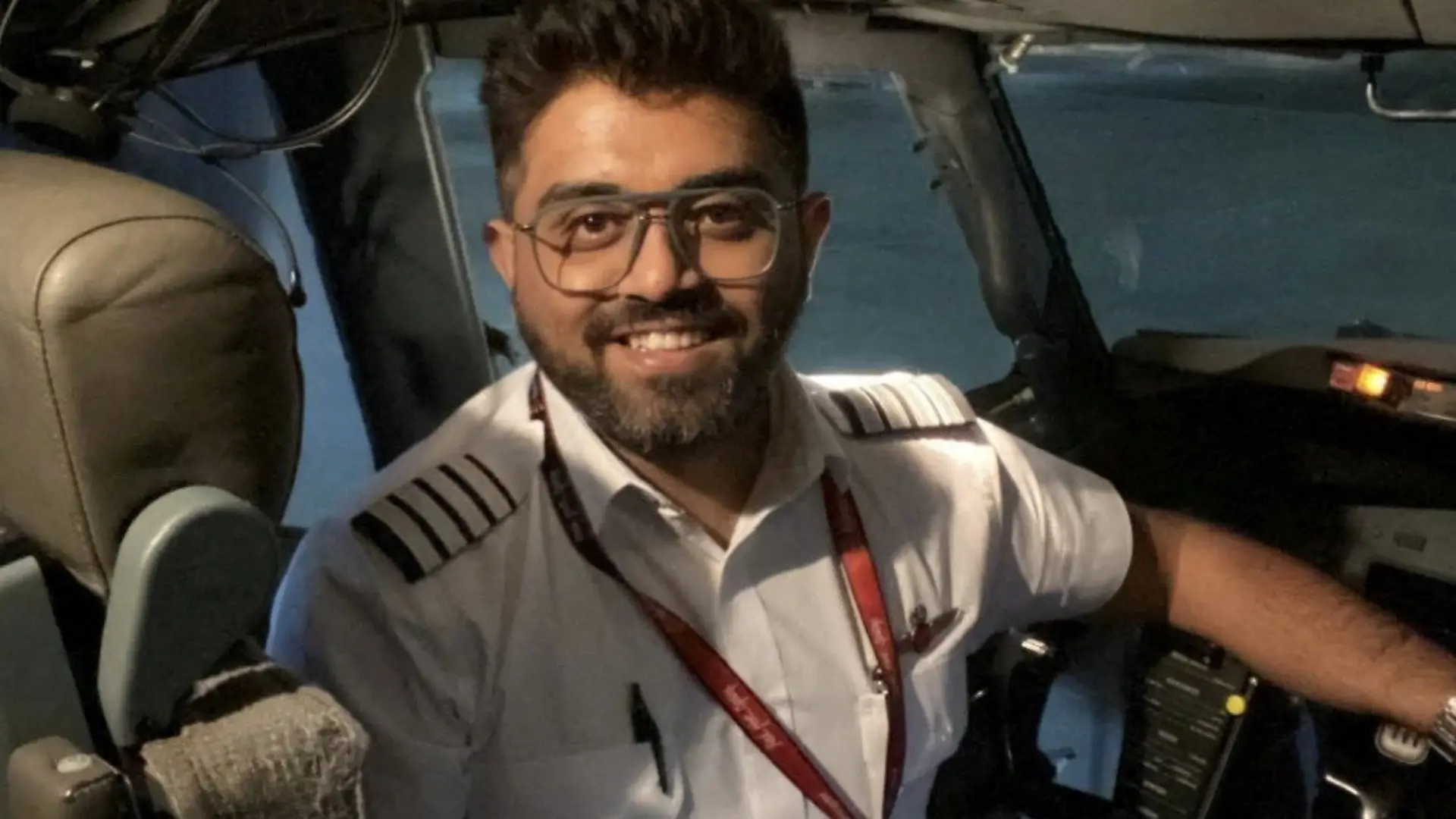 Der Inder Smit Machchhar steuerte das Flugzeug