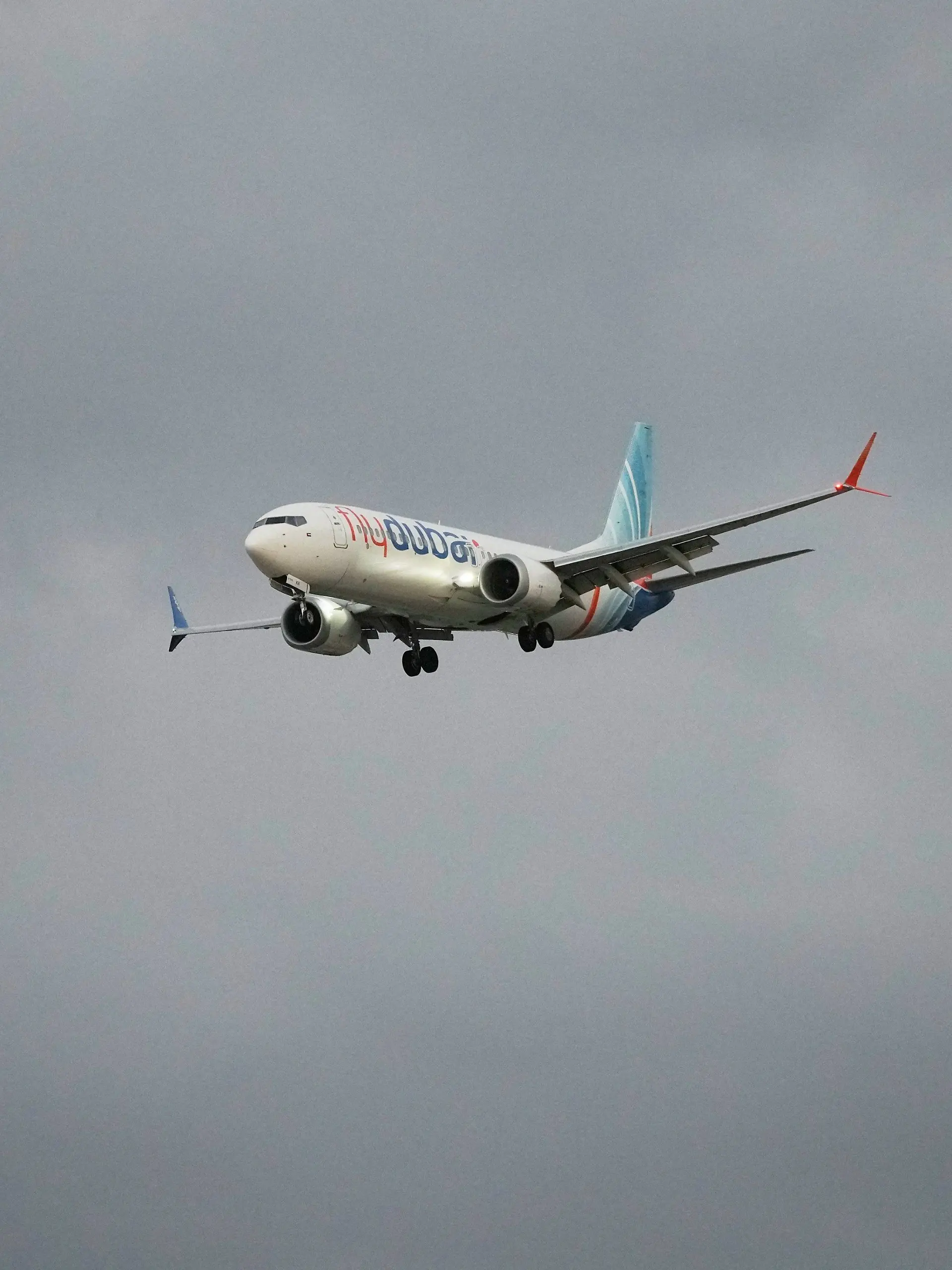 Das Flugzeug bei der Notlandung in Saudi-Arabien