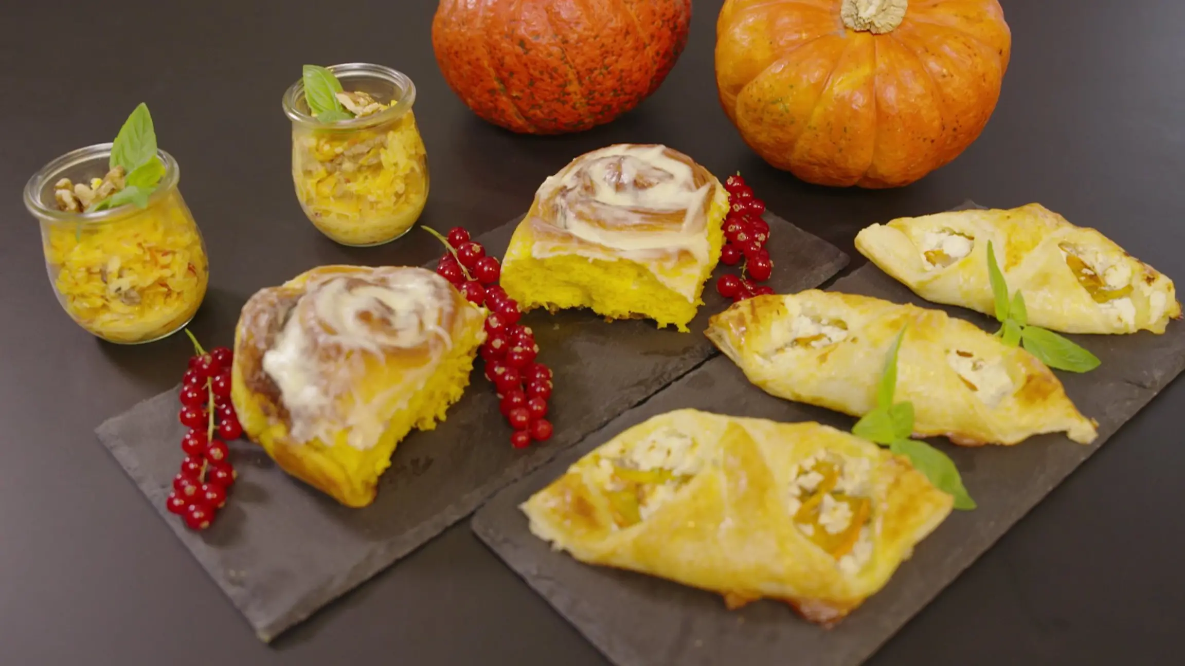 Kürbis-Menü mit drei Gängen zum Nachkochen Süß, knusprig und roh