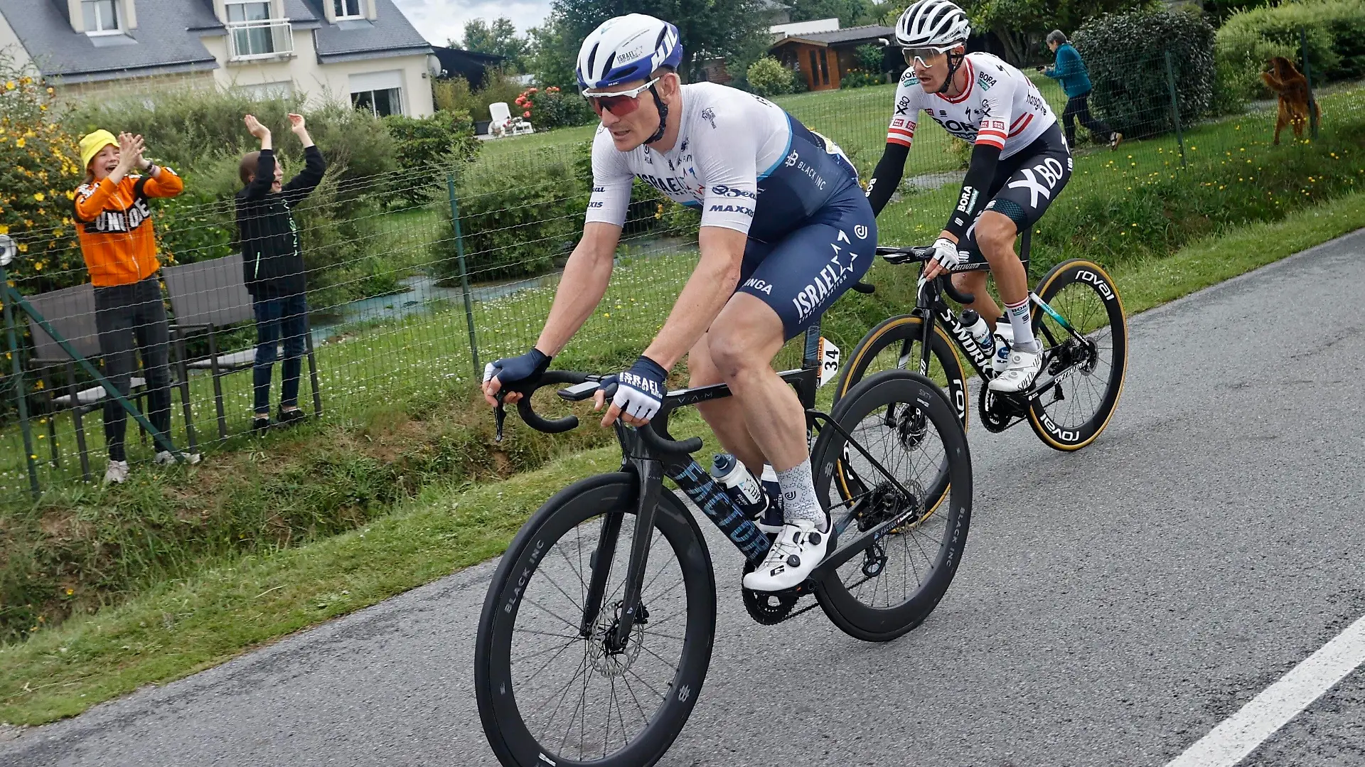 PONTIVY, FRANCE - JUNE 28 : GREIPEL Andre GER of ISRAEL START-UP NATION during stage 3 of the 108th edition of the 2021 Tour de France cycling race, a stage of 183,5 kms between Lorient and Pontivy on June 28, 2021 in Pontivy, France, 28/06/2021 CYCLISME : 108e edition Tour de France 2021 Etape 3 - Lorient to Pontivy - 28/06/2021 PhotoNews/Panoramic PUBLICATIONxINxGERxSUIxAUTxHUNxONLY