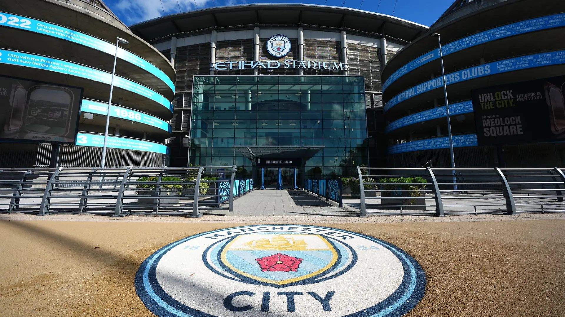 Das Etihad Stadium von Manchester City.