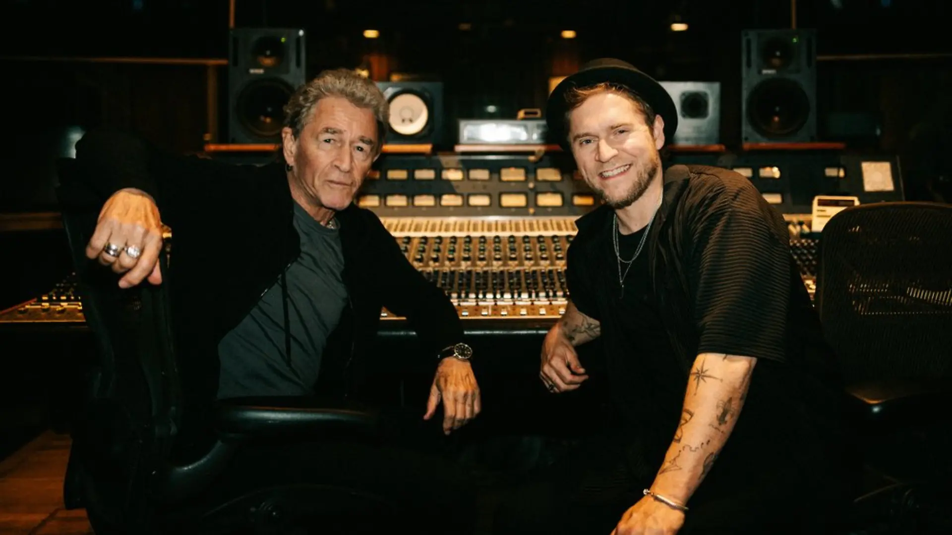 Peter Maffay (l.) und Johannes Oerding haben ihr neues Album an fünf Tagen in Nashville aufgenommen.