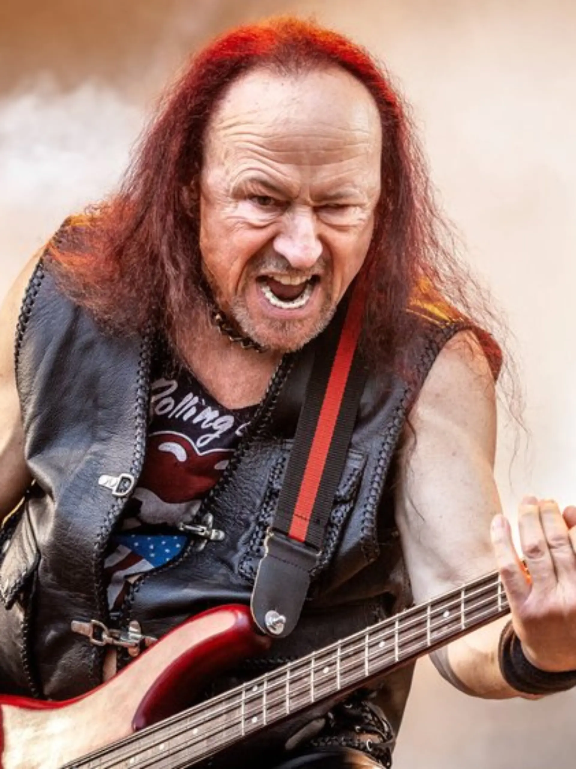 Conrad "Cronos" Lant während eines Auftritts von Venom im Juni 2026 in Schweden.