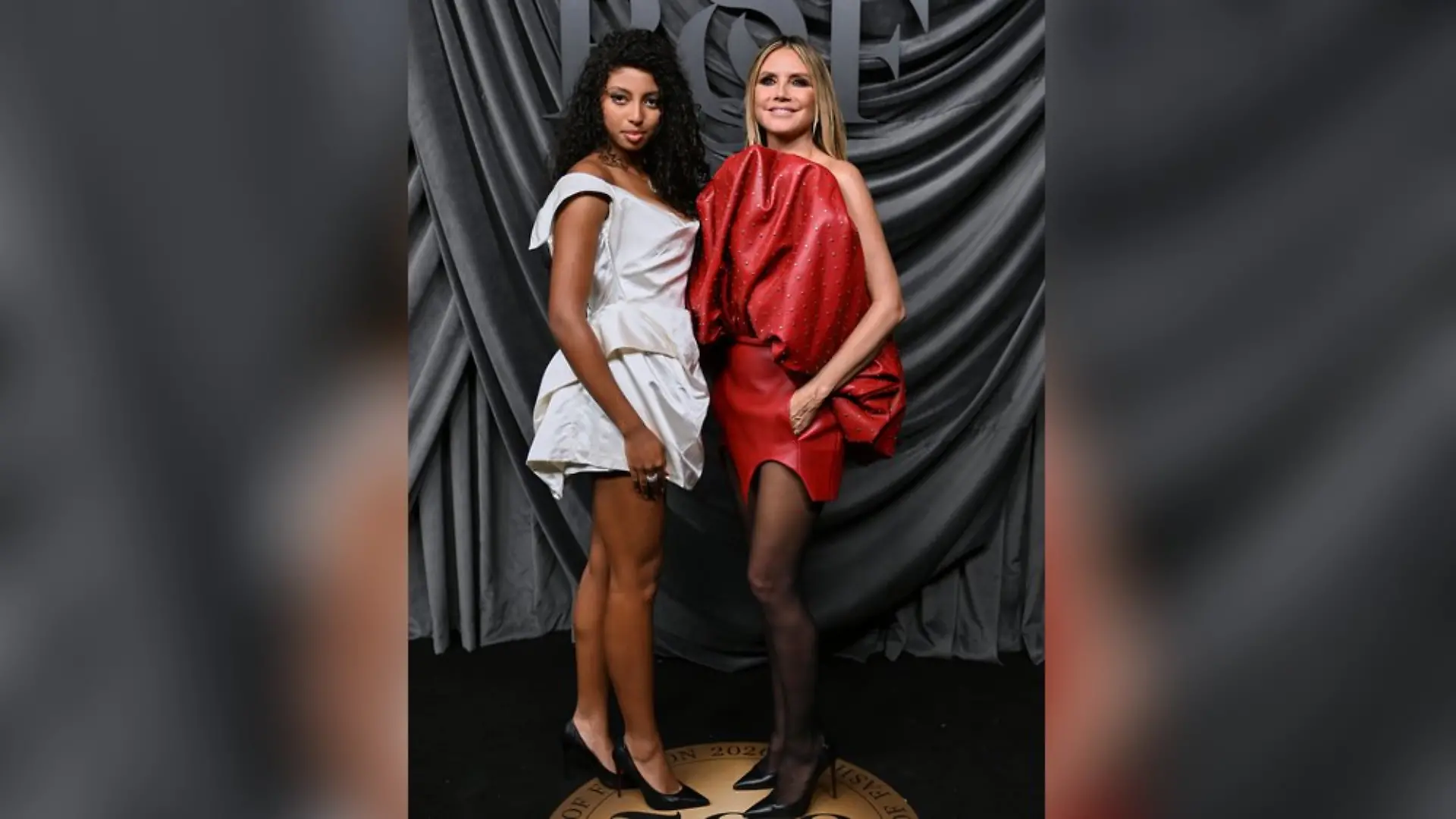 Heidi Klum und Tochter Lou in Paris.