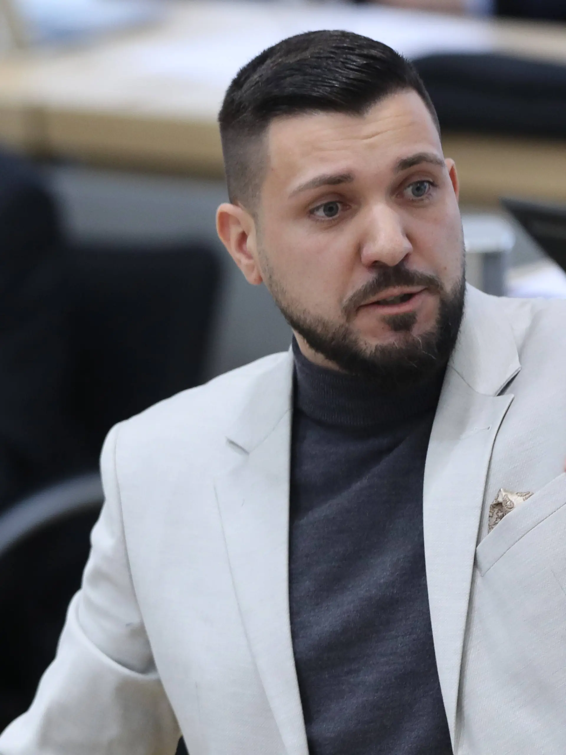 28.01.2026, xtgx, Landtagssitzung Sachsen-Anhalt, Wahl des Ministerpräsidenten. Tobias Rausch Alternative für Deutschland, AfD Magdeburg *** 28 01 2026, xtgx, Saxony-Anhalt state parliament session, election of Minister President Tobias Rausch Alternative for Germany, AfD Magdeburg
