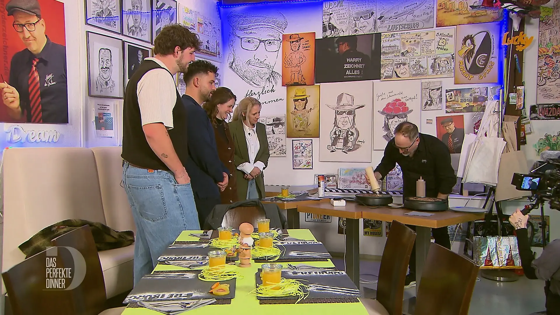 Harrys Dessert gibt's in den "heiligen Hallen" So lecker kann Kunst sein
