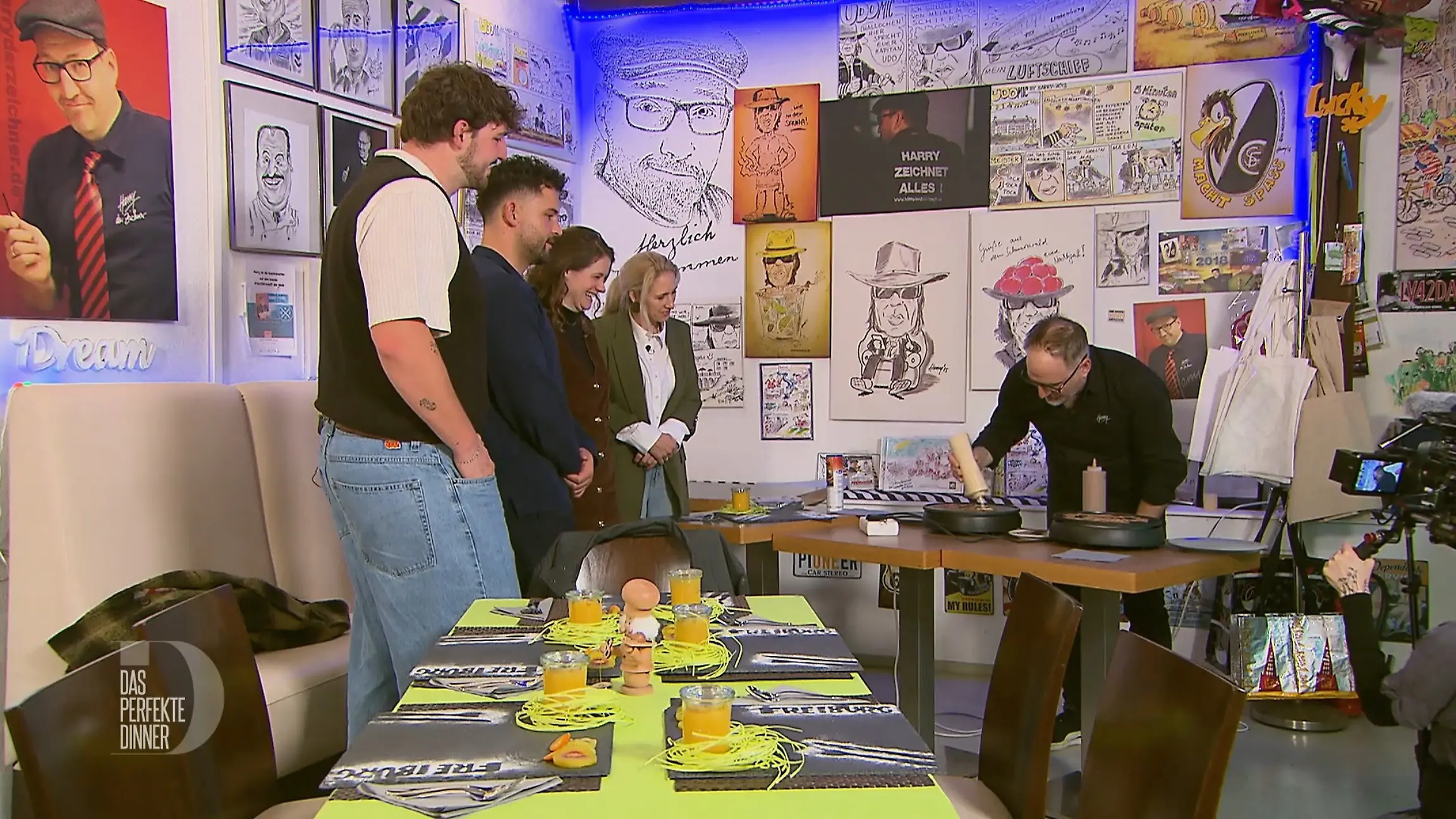 Harrys Dessert gibt's in den "heiligen Hallen" So lecker kann Kunst sein