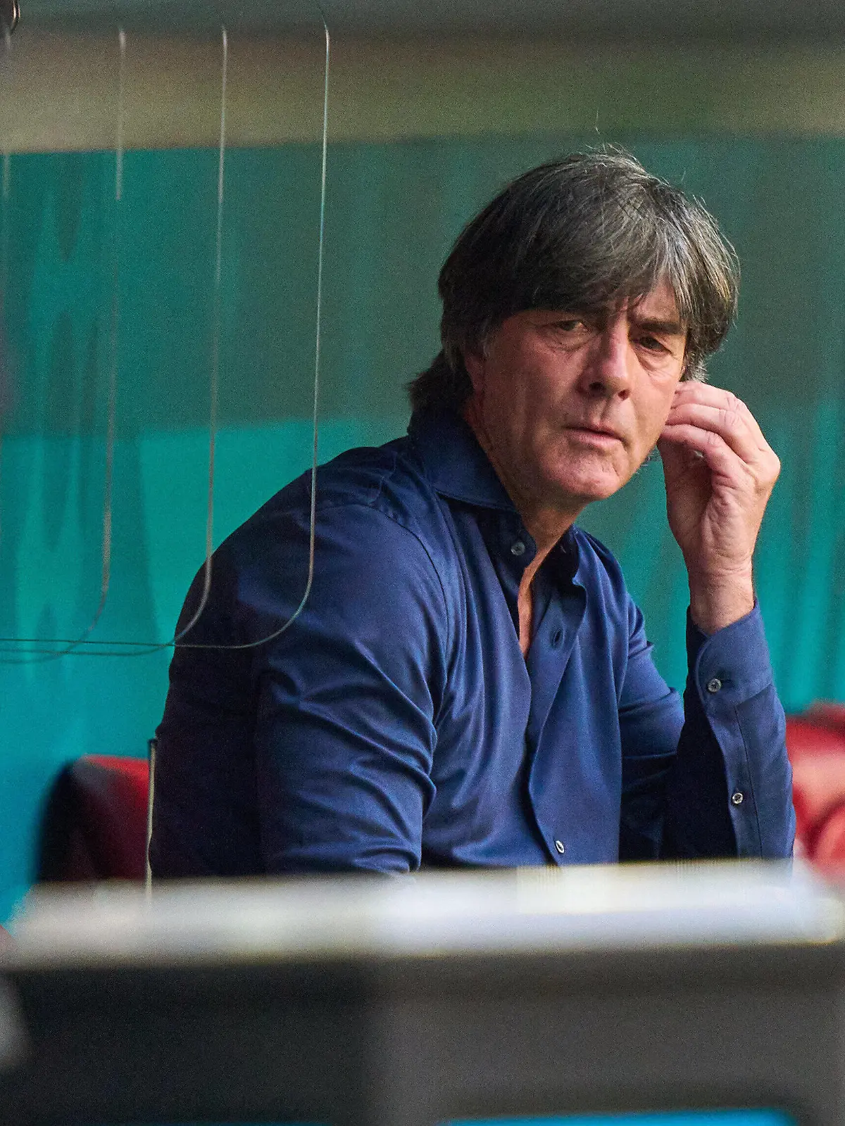 DFB headcoach Joachim Jogi LOEW, LÖW , Bundestrainer, Nationaltrainer, during warm-up in the Group F match PORTUGAL - GERMANY at the football UEFA European Championships 2020 in Season 2020/2021 on June 19, 2021 in Munich, Germany. 