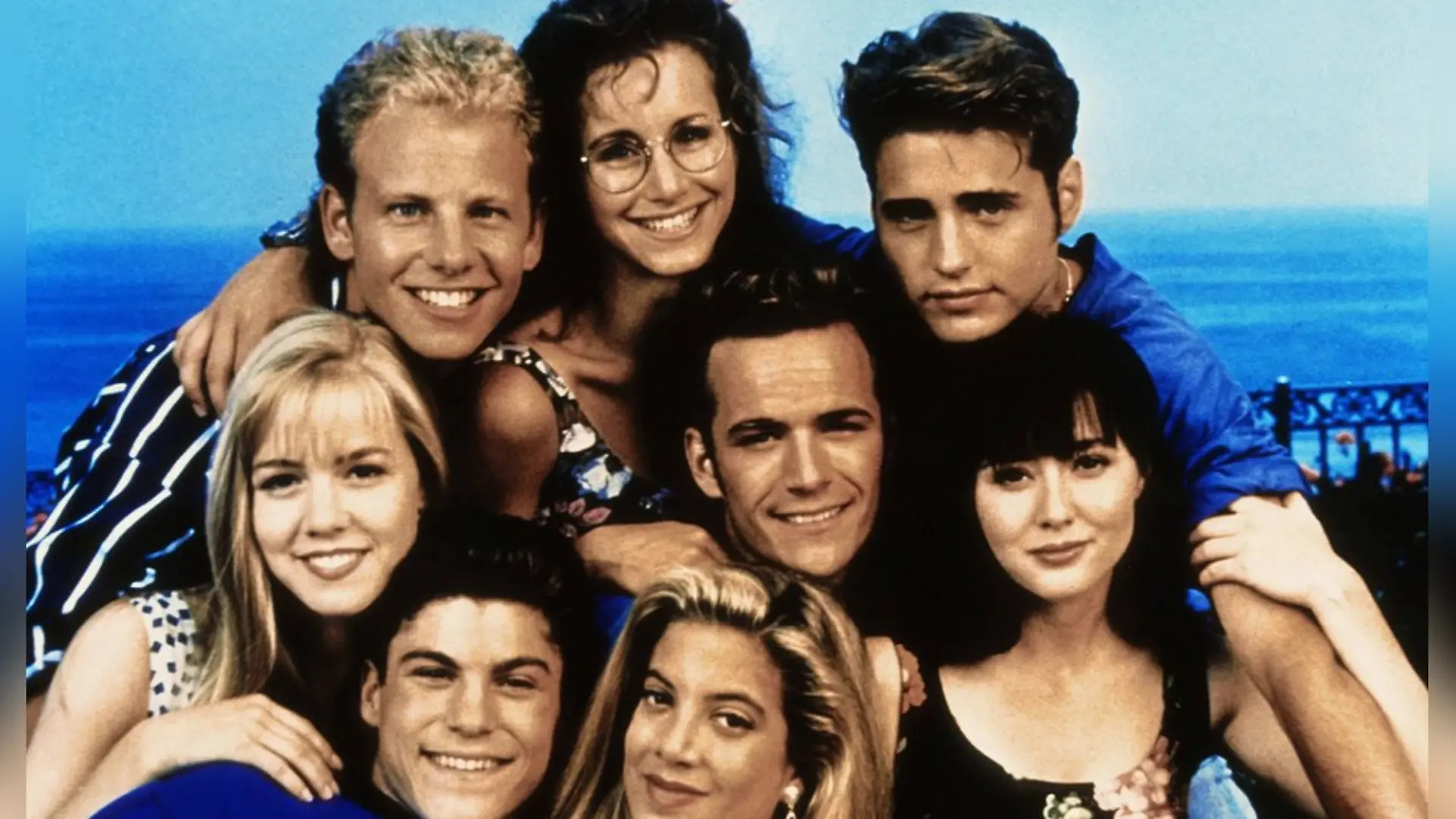 Die Stars der Kultserie "Beverly Hills, 90210".