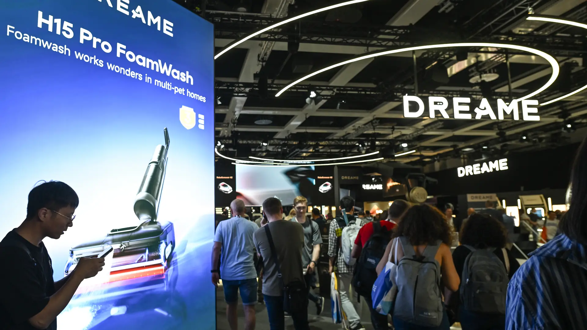 Der Dreame-Stand auf der IFA 2025 in Berlin, Deutschland, am 6. September 2025. 