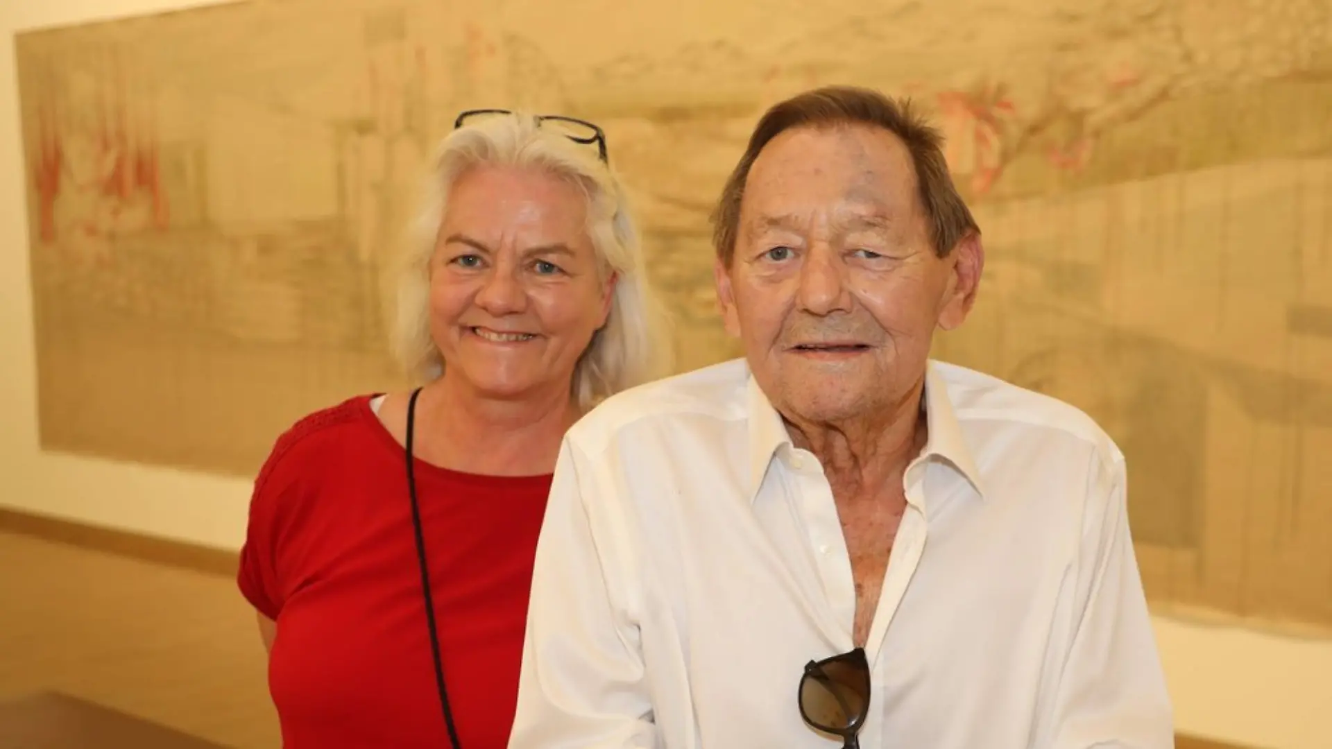 Wolfgang Ambros gemeinsam mit Ehefrau Uta.