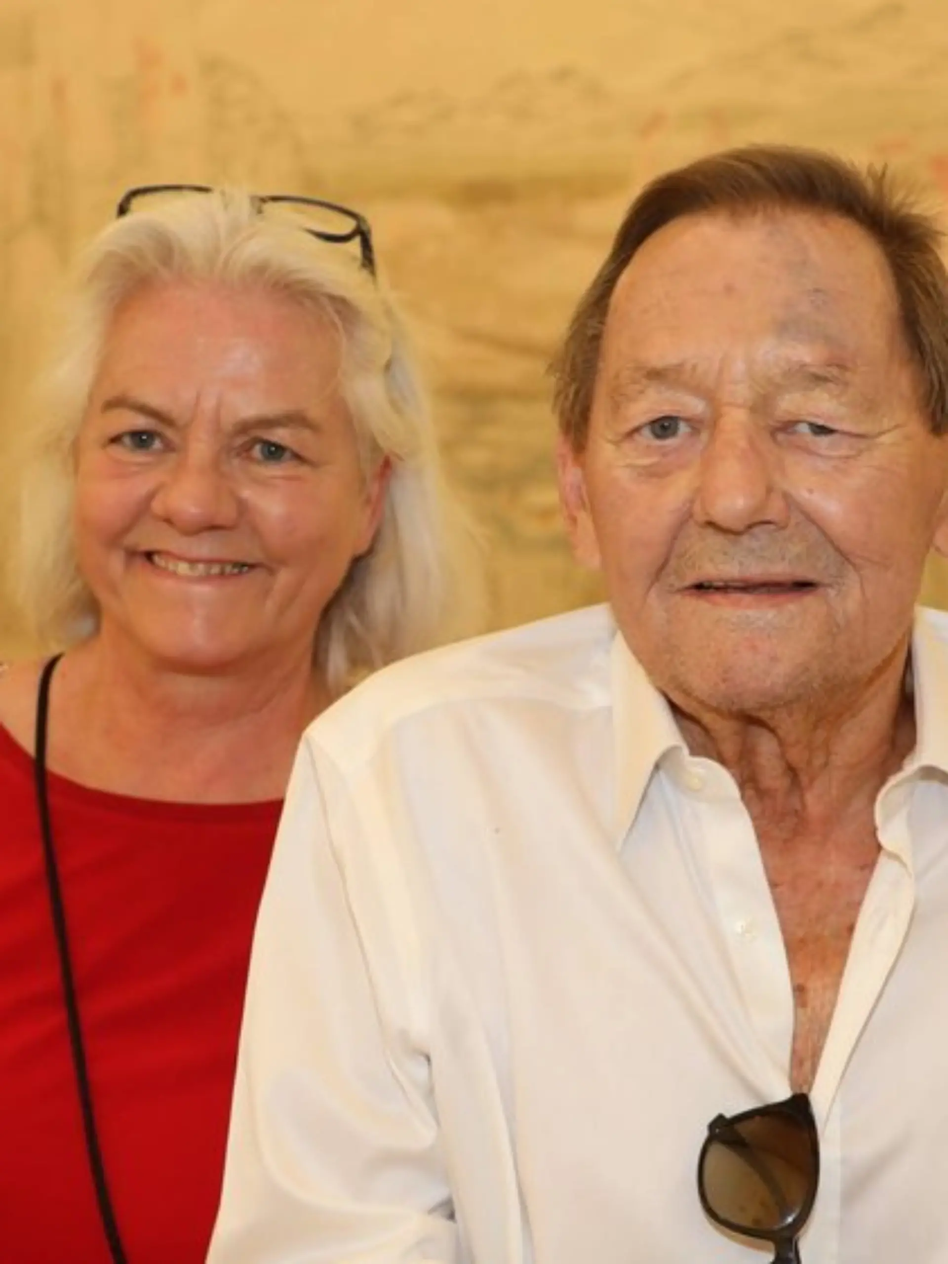 Wolfgang Ambros gemeinsam mit Ehefrau Uta.