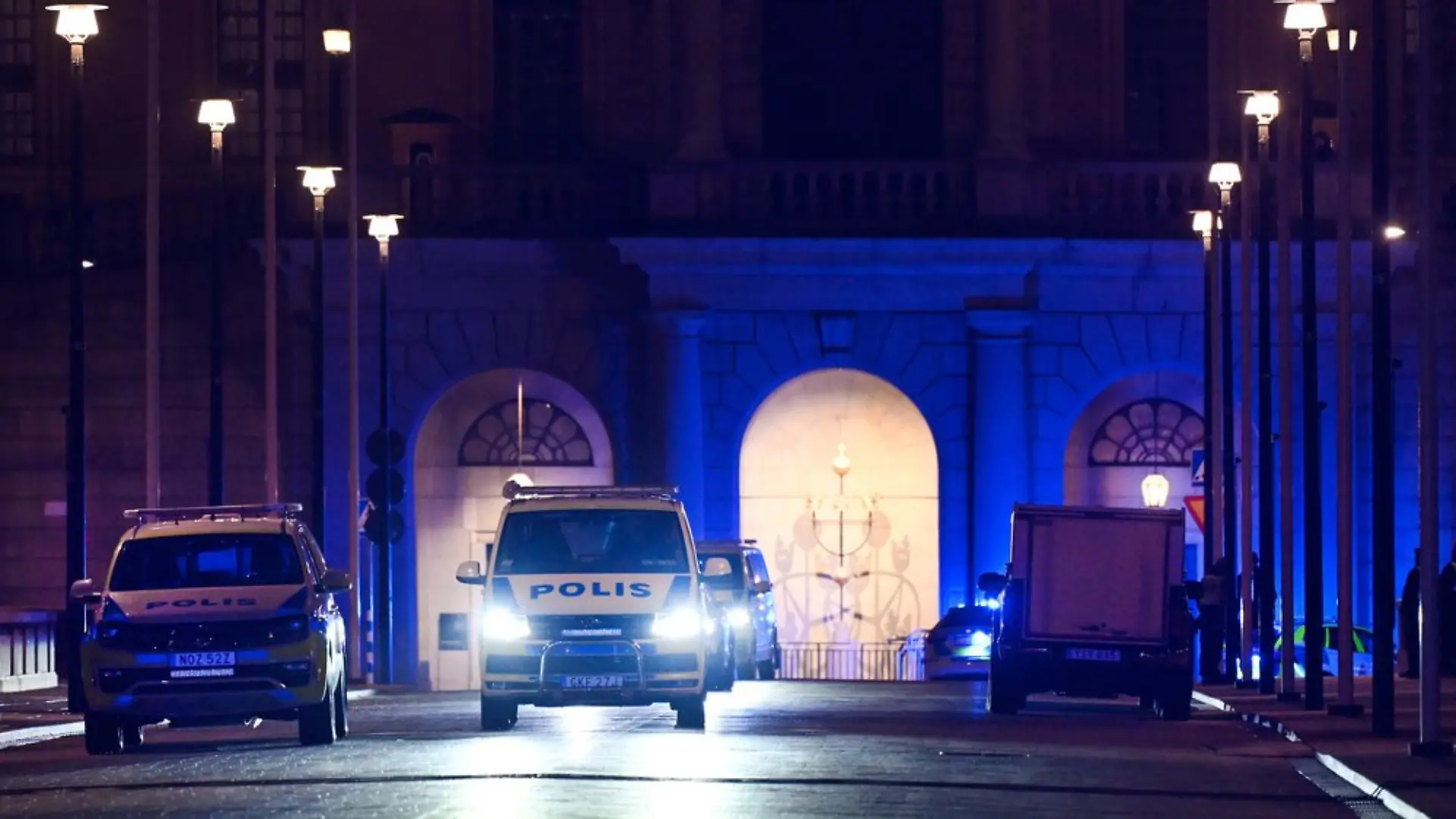 Vor dem Königsschloss in Stockholm ereignete sich am Dienstagabend ein Polizeieinsatz.