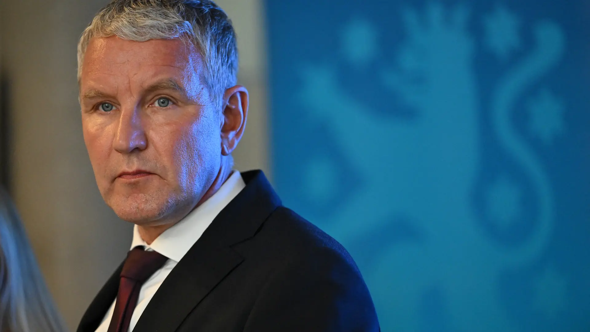 Björn Höcke (AfD), Fraktionsvorsitzender in Thüringen, nimmt an einer Pressekonferenz der AfD-Fraktion im Thüringer Landtag teil. Die Fraktionsführung präsentiert die Ergebnisse einer dreitägigen Arbeitsklausur. +++ dpa-Bildfunk +++