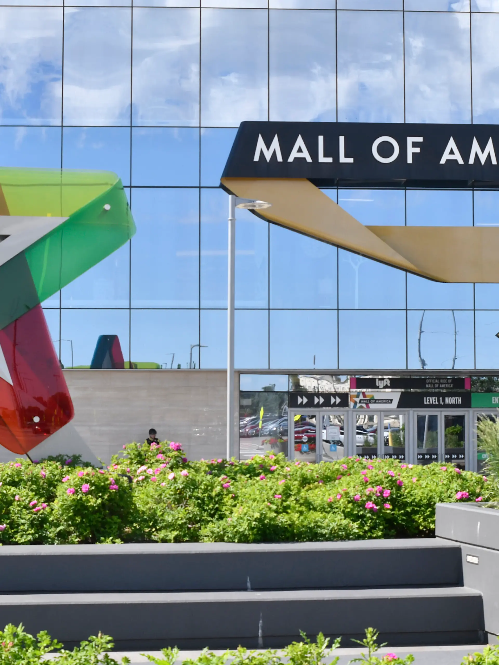 FILE - A visitor leaves the Mall of America, Thursday, June 11, 2020, in Bloomington, Minn. A Minneapolis teenager was sentenced Thursday, May 30, 2024, to more than 30 years for a fatal shooting that shut down the Mall of America during the holiday shopping rush in 2022. (AP Photo/Jim Mone, File)