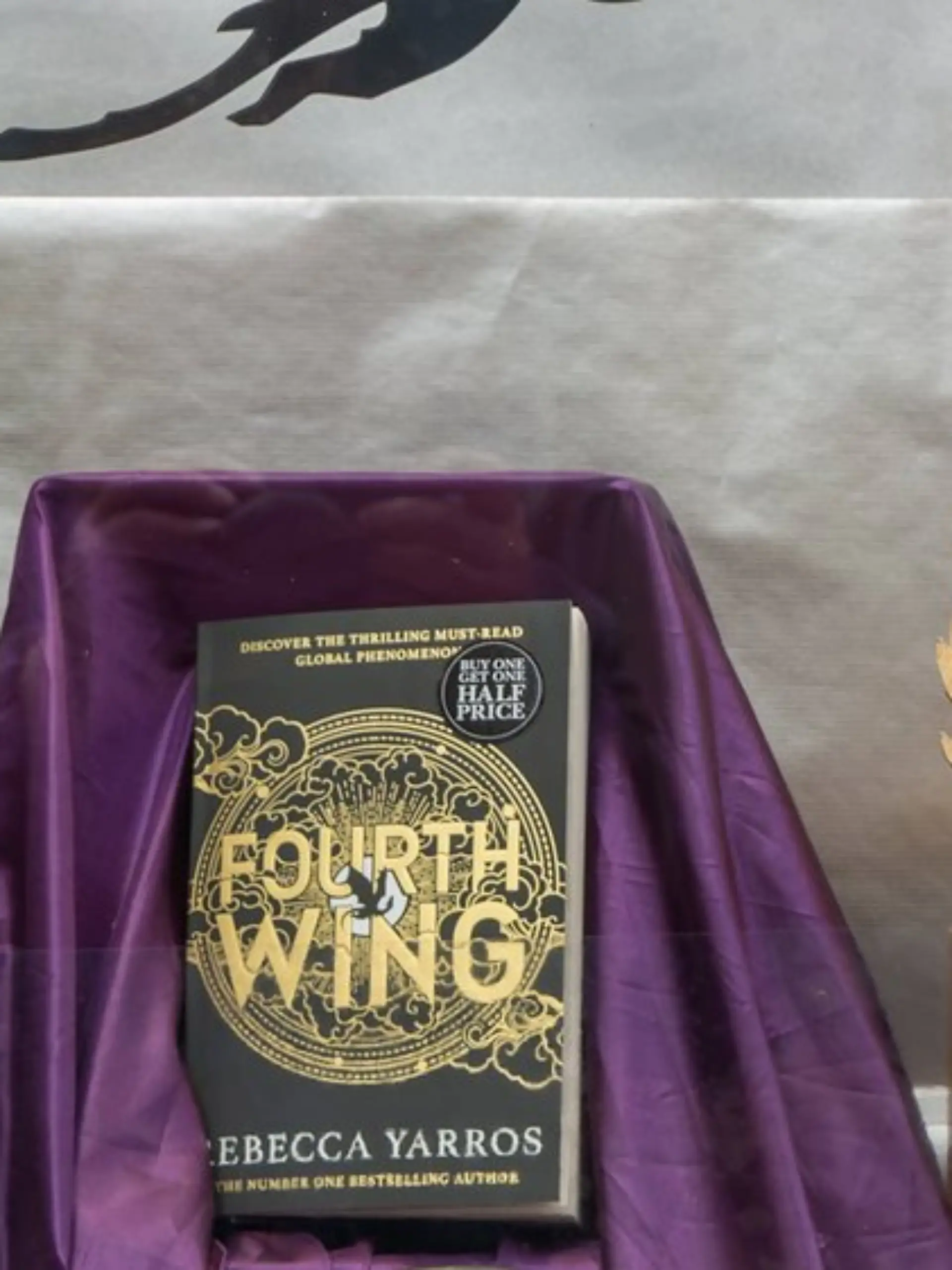 Das Buch "Fourth Wing" von Rebecca Yarros ist heiß begehrt.
