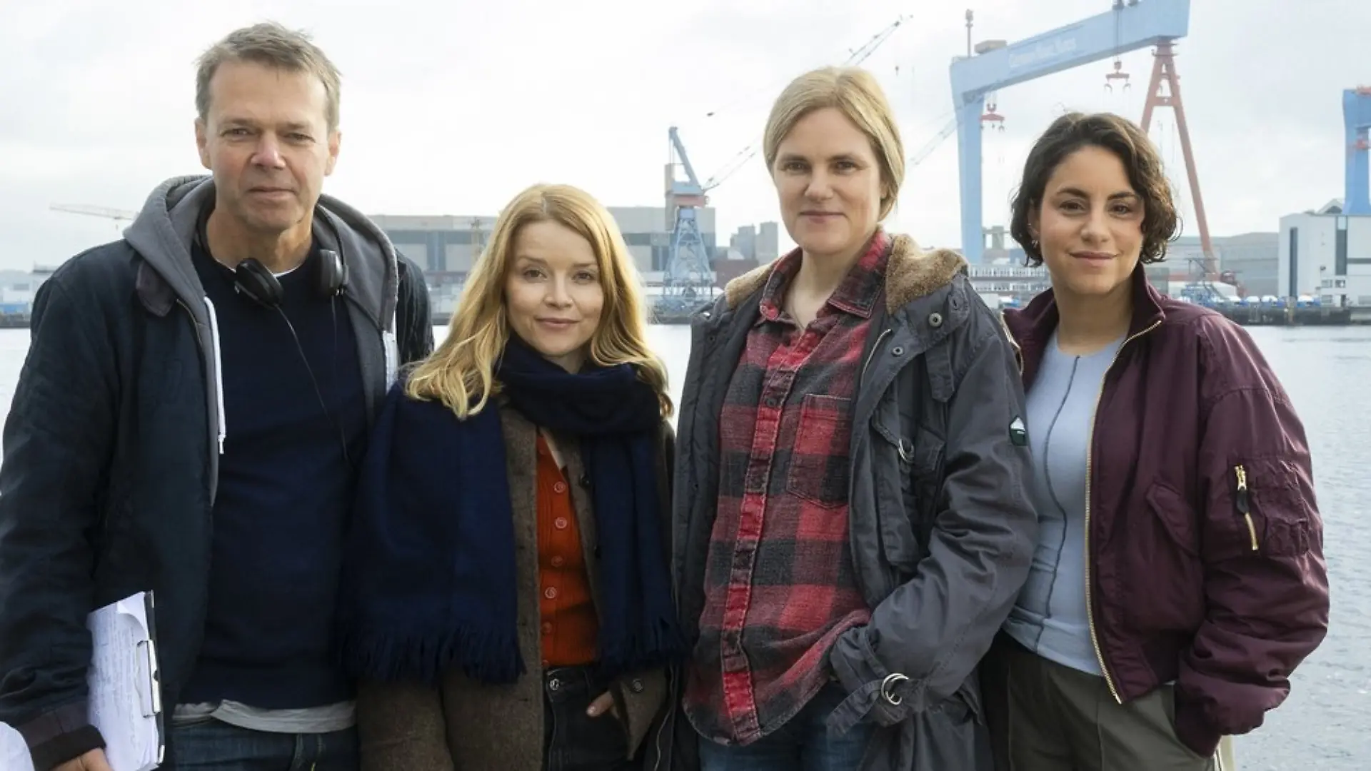 Regisseur Hans-Christian Schmid dreht zwei "Tatort"-Folgen mit Karoline Schuch, Episodenhauptrolle Fritzi Haberlandt und Almila Bagriacik (v.l.).