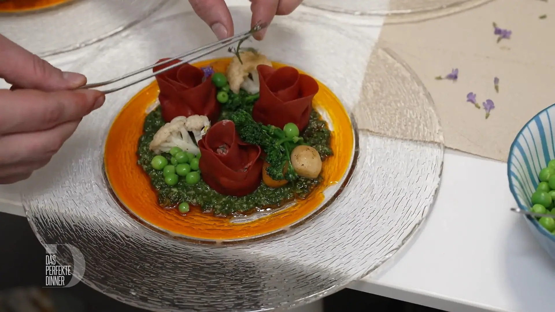 Davids Ravioli sind als solche nicht sofort erkennbar