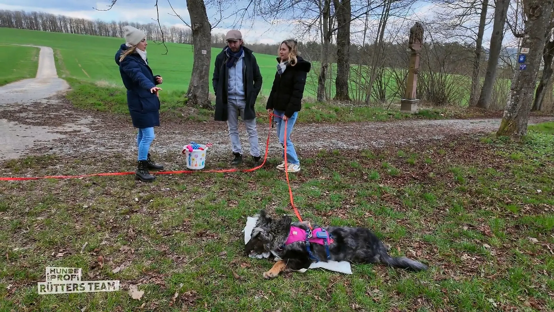 Sophie gibt Tamara und David Hausaufgaben Training für Lucifer