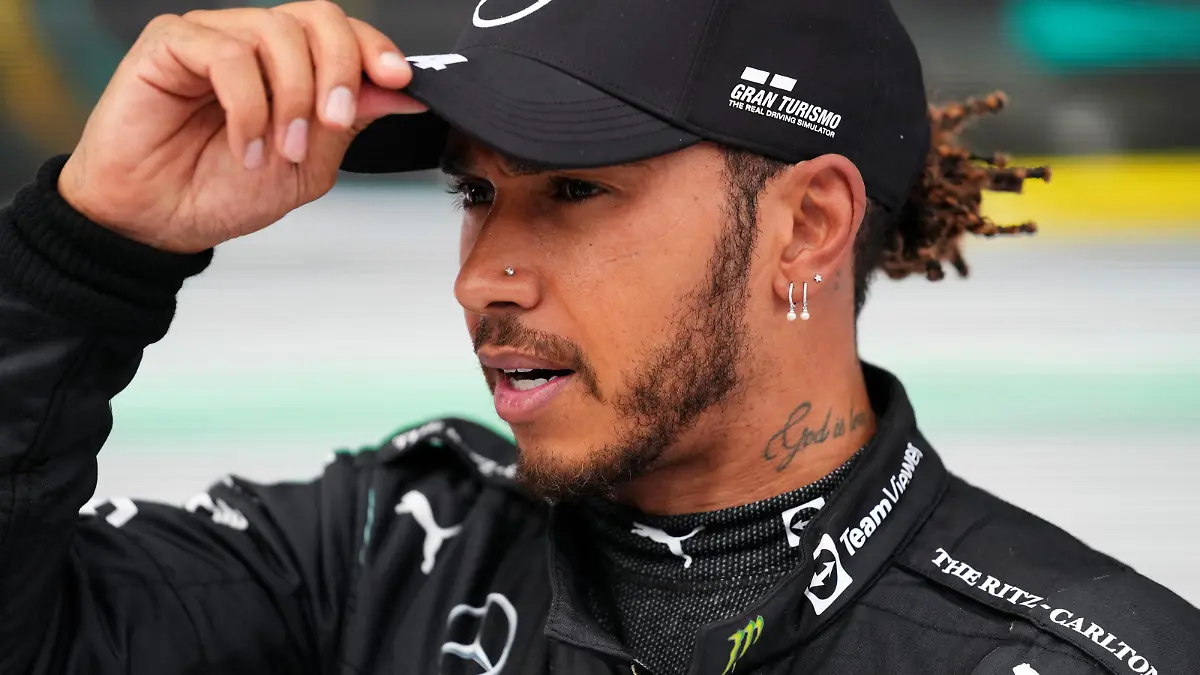 SPIELBERG, AUSTRIA - JUNE 27: Second placed Lewis Hamilton of Great Britain and Mercedes GP looks on in parc ferme during the F1 Grand Prix of Styria at Red Bull Ring on June 27, 2021 in Spielberg, Austria. (Photo by Darko Vojinovic - Pool/Getty Images)