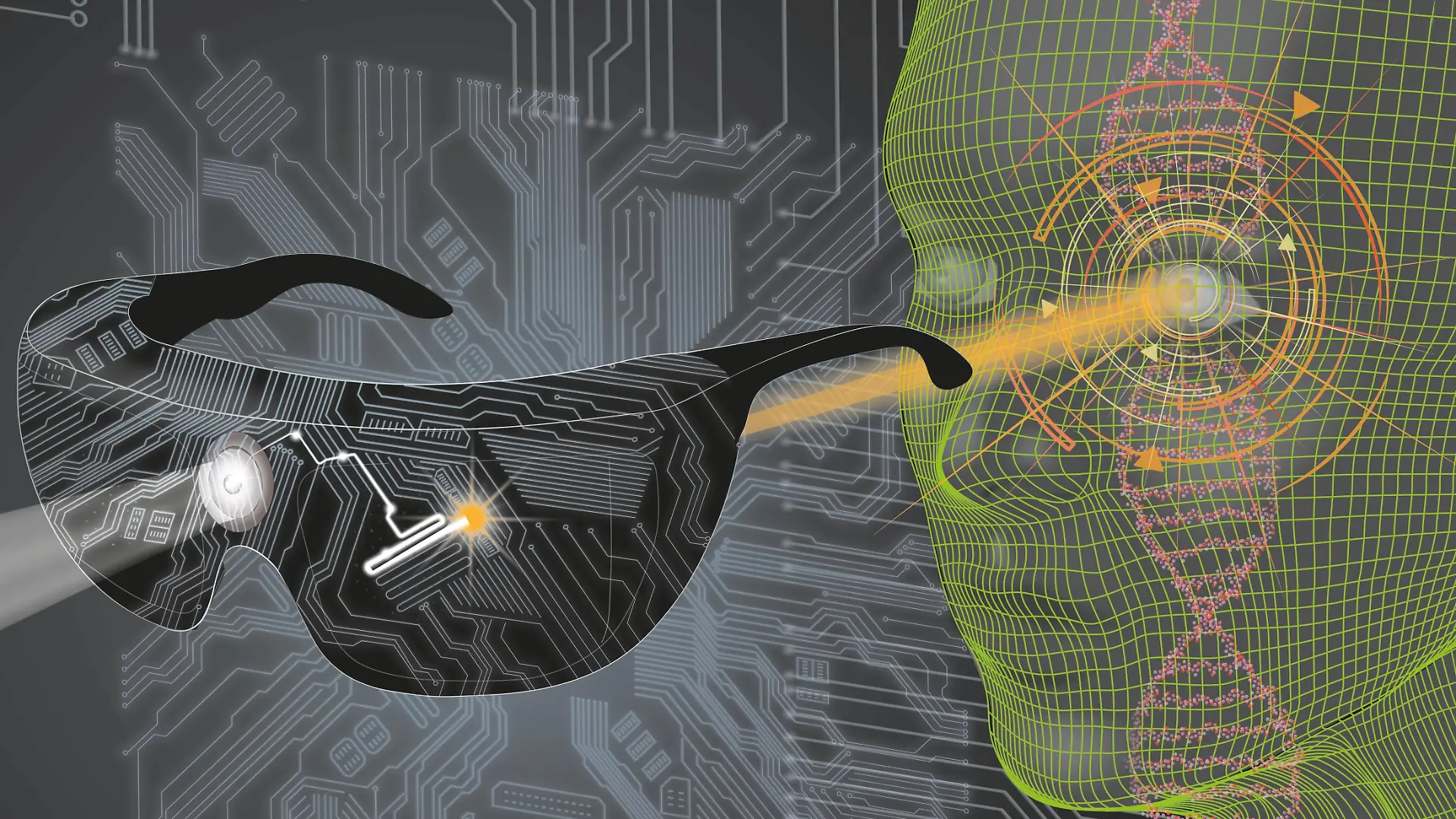 HANDOUT - A gene therapy makes surviving retinal ganglion cells light-sensitive, allowing blind patients to detect objects using stimulating goggles.
Credit: IOB, Veronique Juvin, 2021

ACHTUNG: Frei nur zur redaktionellen Verwendung im Zusammenhang mit der Berichterstattung über die Studie bei Nennung des Credits. Foto: IOB, Veronique Juvin, 2021