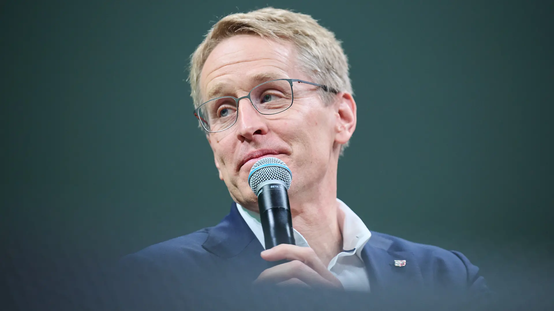 Daniel Günther (CDU), Ministerpräsident des Landes Schleswig-Holstein, spricht auf der Digitalmesse Republica.