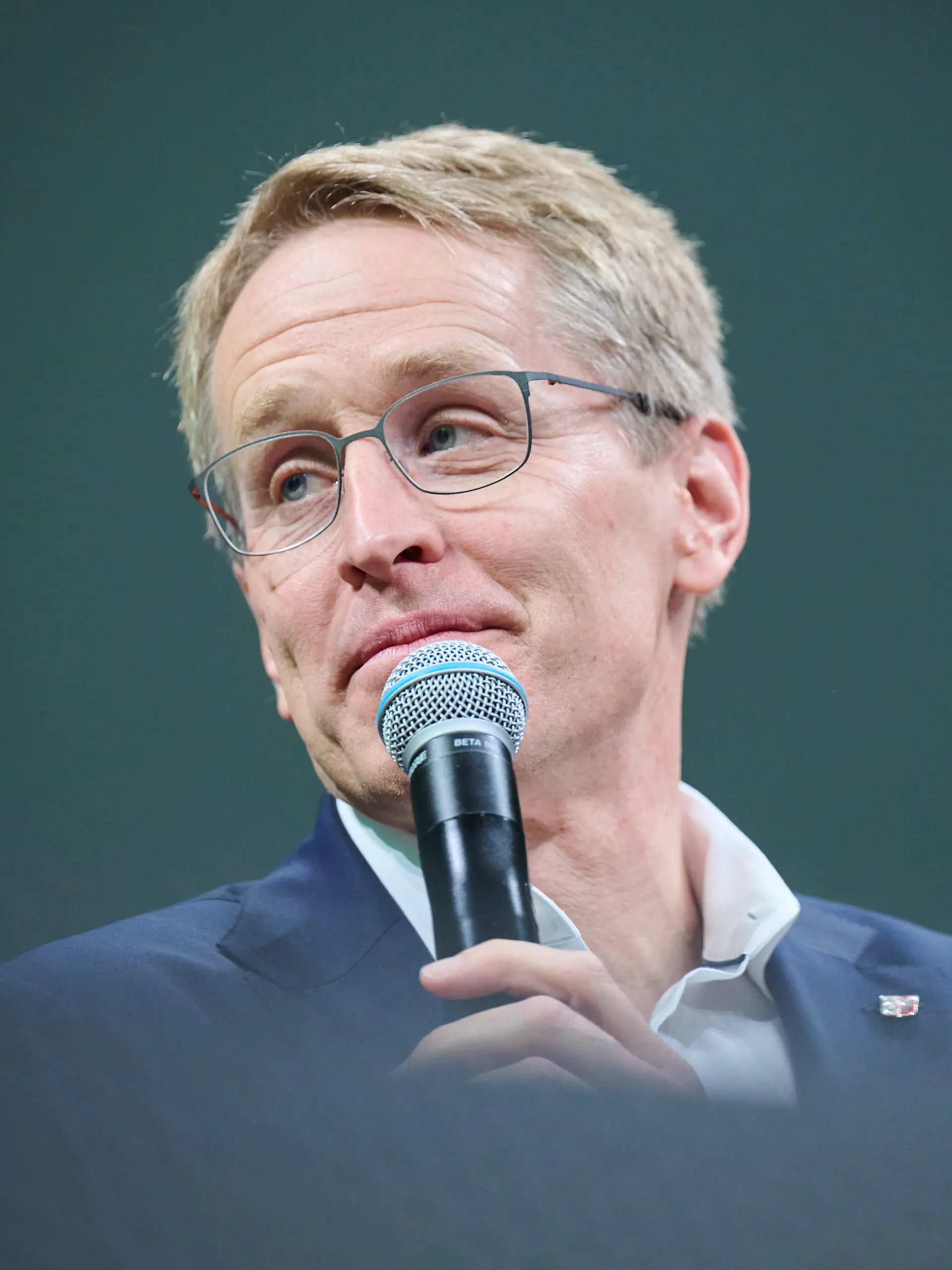 Daniel Günther (CDU), Ministerpräsident des Landes Schleswig-Holstein, spricht auf der Digitalmesse Republica.