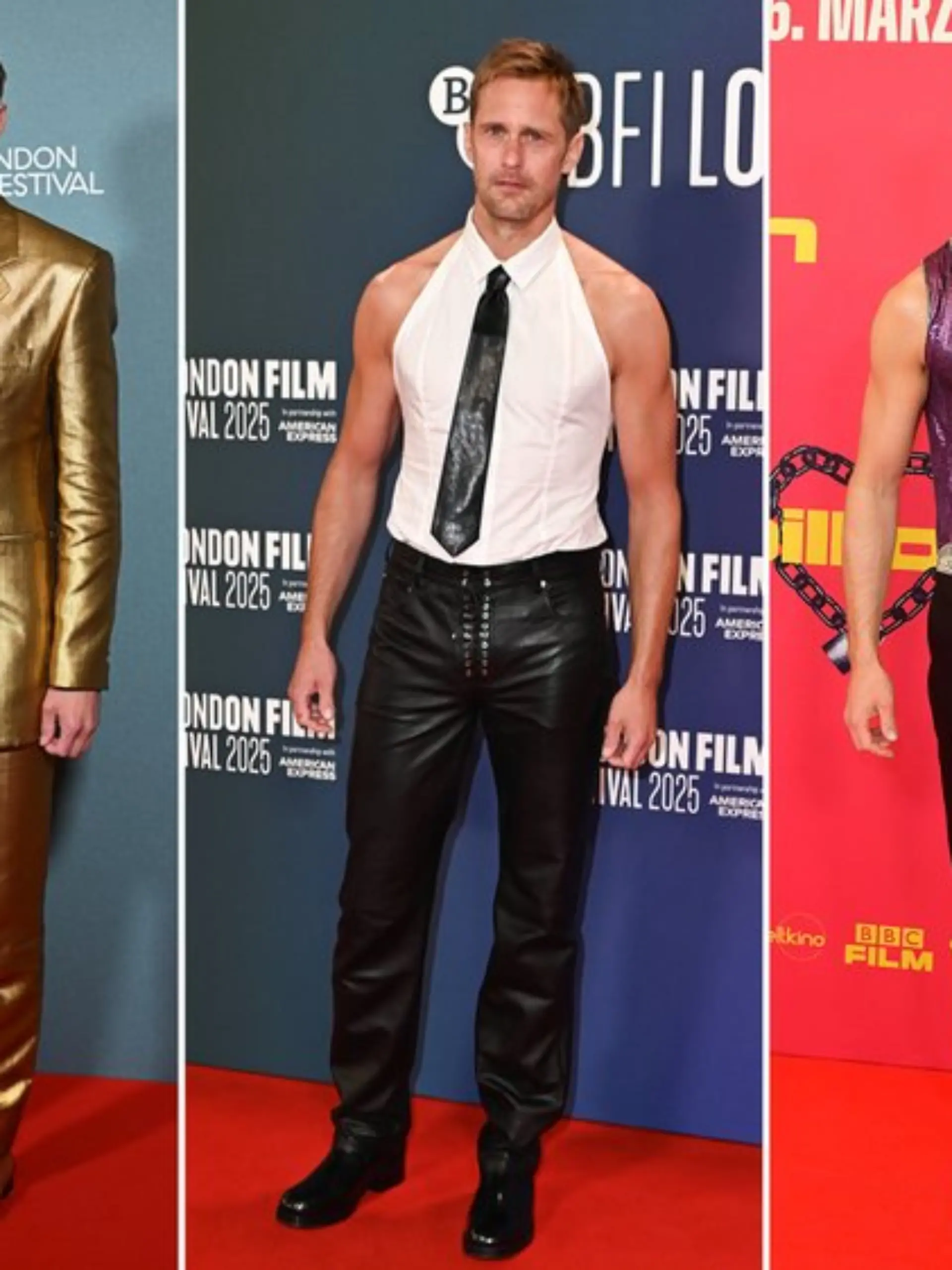 Alexander Skarsgård ist stets für eine modische Überraschung gut.