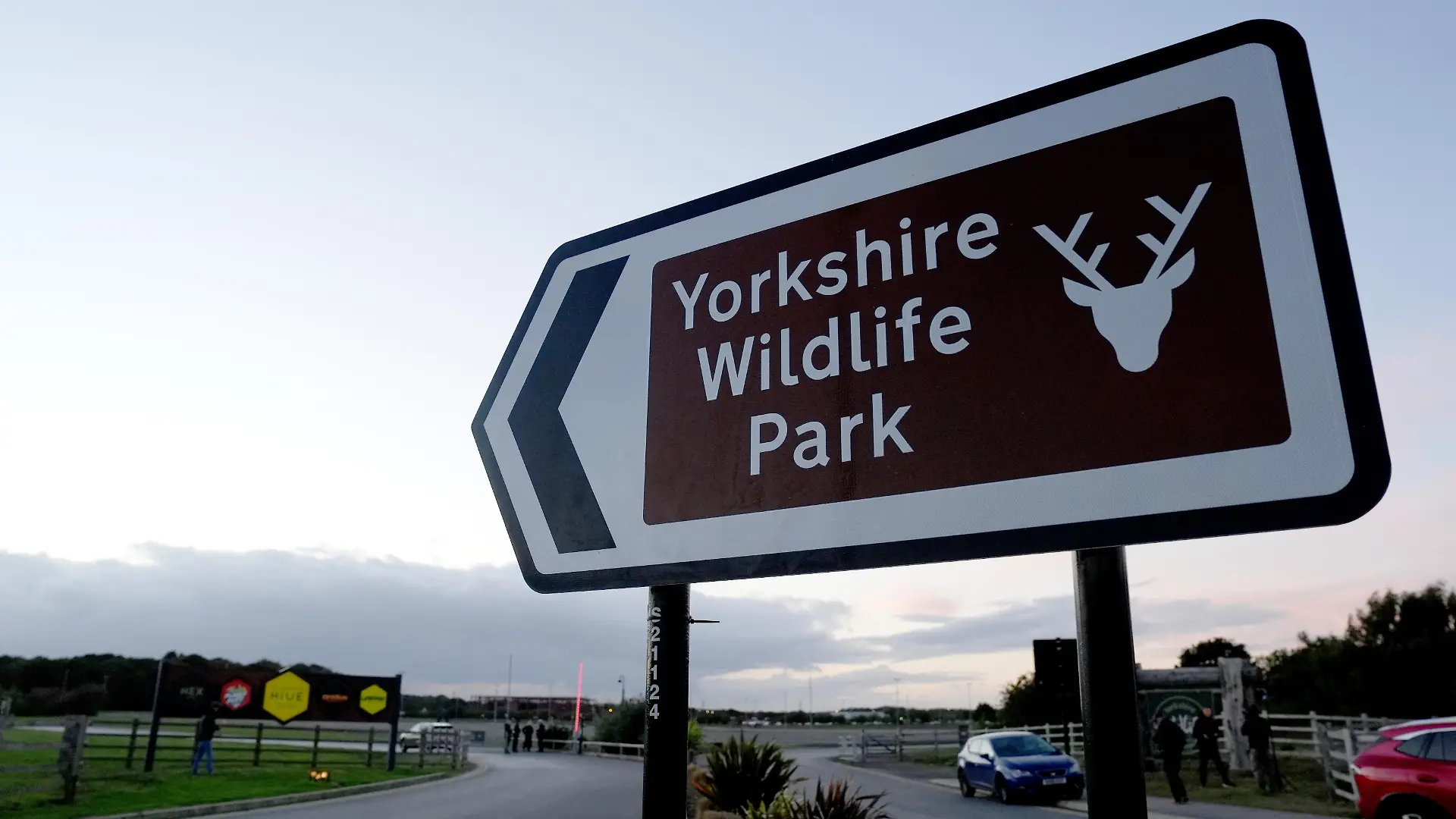Yorkshire Wildlife Park tiger incident. A sign at the entrance to Yorkshire Wildlife Park in Doncaster, where a man has died after suffering serious injuries in a tiger enclosure at Yorkshire Wildlife Park, South Yorkshire Police said. Yorkshire Wildlife Park opened in 2009, with the Land of the Tigers attraction opening in 2011. Picture date: Saturday October 10, 2026. Photo credit should read: Annabel Lee-Ellis/PA Wire URN:86142030