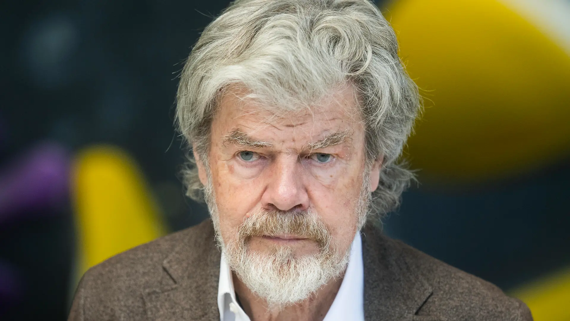 Mountaineer Reinhold Messner presenting his latest project The Final Expedition at press conference in Prague, Czech Republic, April 28, 2026. (CTK Photo/Michaela Rihova)