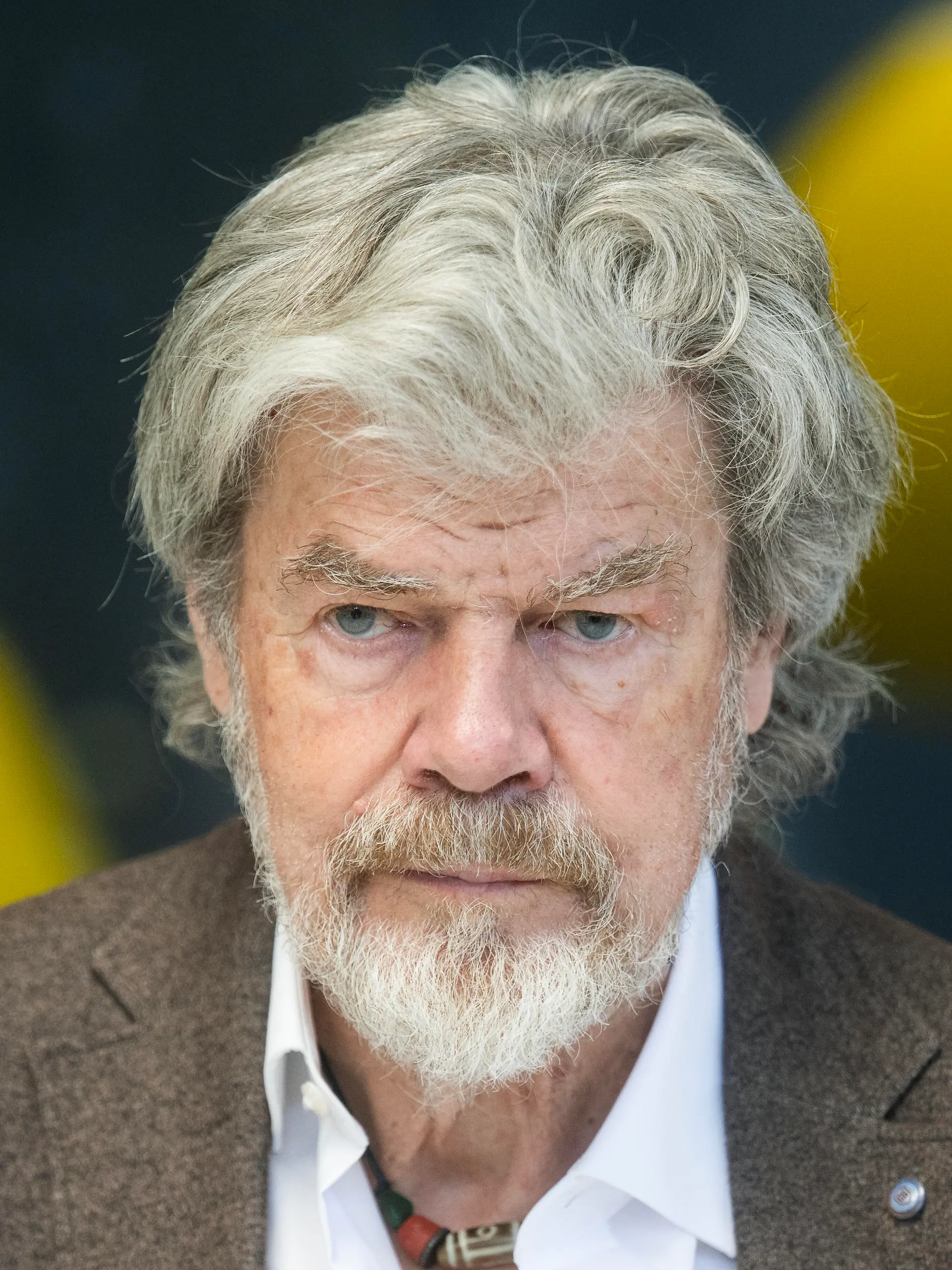 Mountaineer Reinhold Messner presenting his latest project The Final Expedition at press conference in Prague, Czech Republic, April 28, 2026. (CTK Photo/Michaela Rihova)