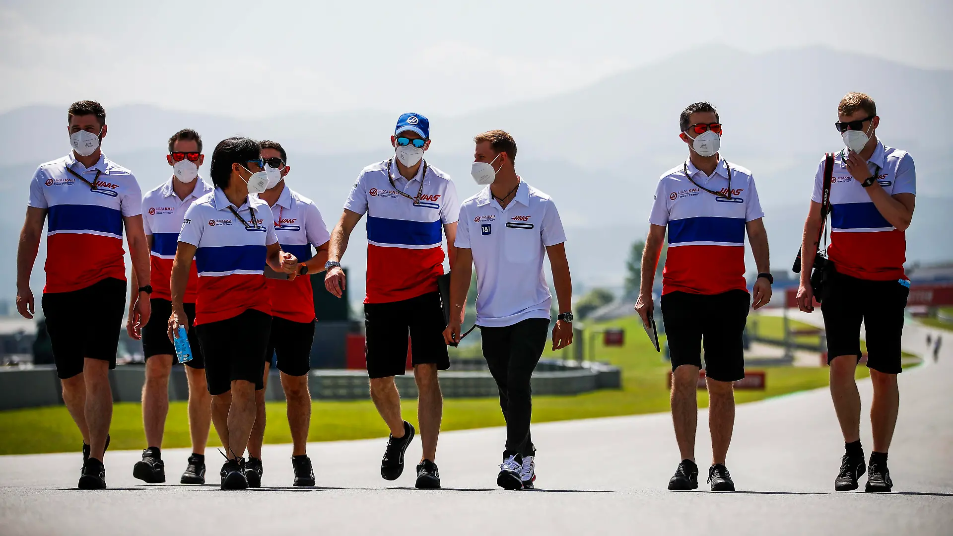  Formula 1 2021: Styrian GP RED BULL RING, AUSTRIA - JUNE 24: Mick Schumacher, Haas F1 walks the track during the Styrian GP at Red Bull Ring on Thursday June 24, 2021 in Spielberg, Austria. Photo by Zak Mauger / LAT Images Images PUBLICATIONxINxGERxSUIxAUTxHUNxONLY GP2108_091640_56I9276