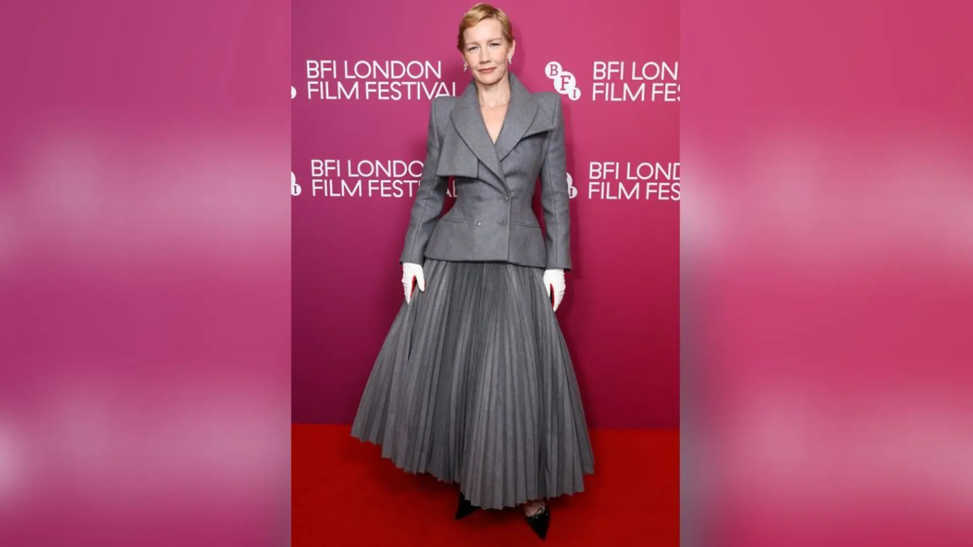 Sandra Hüller in London.