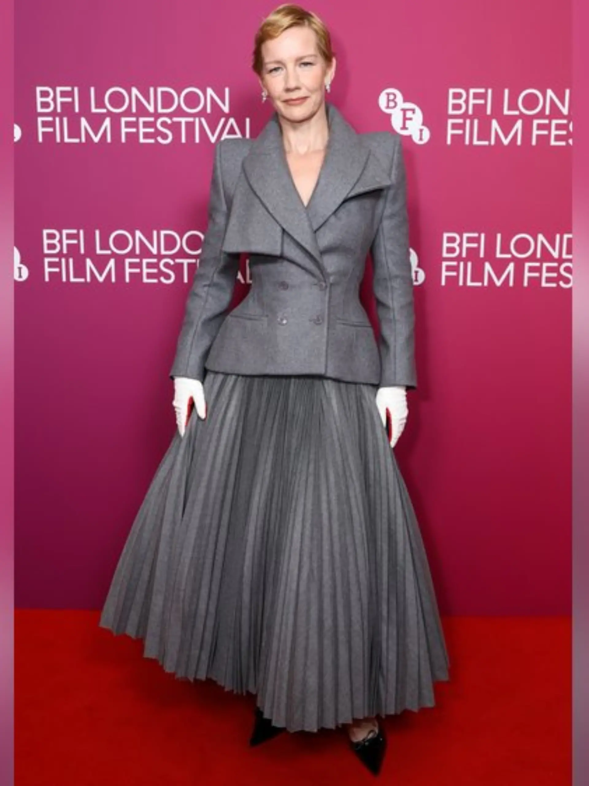 Sandra Hüller in London.