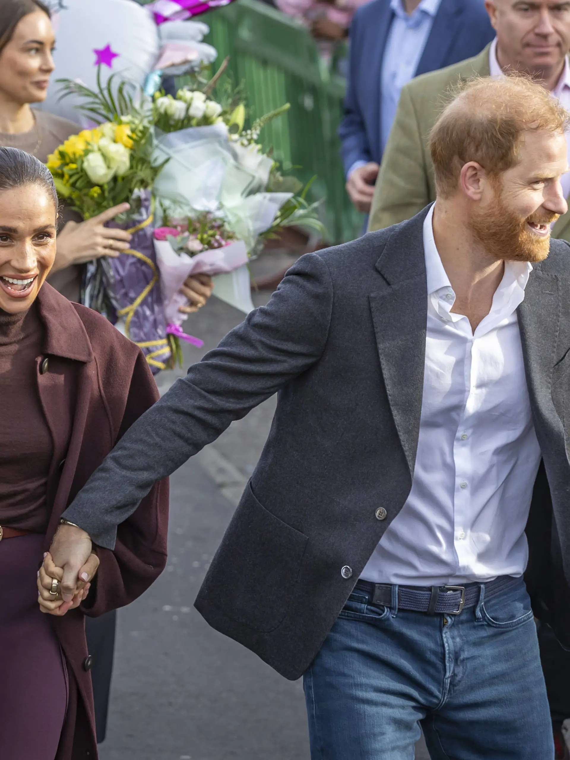 Prince Harry and Meghan, the Duke and Duchess of Sussex, visit Nottingham