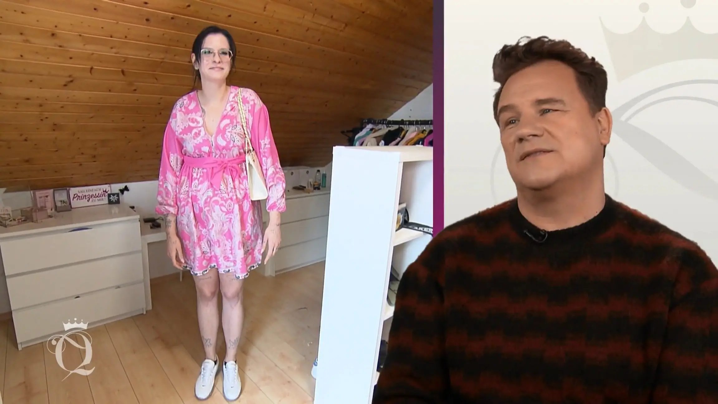 Bild von Guido ist von Rominas Frühlingslook nicht überzeugt