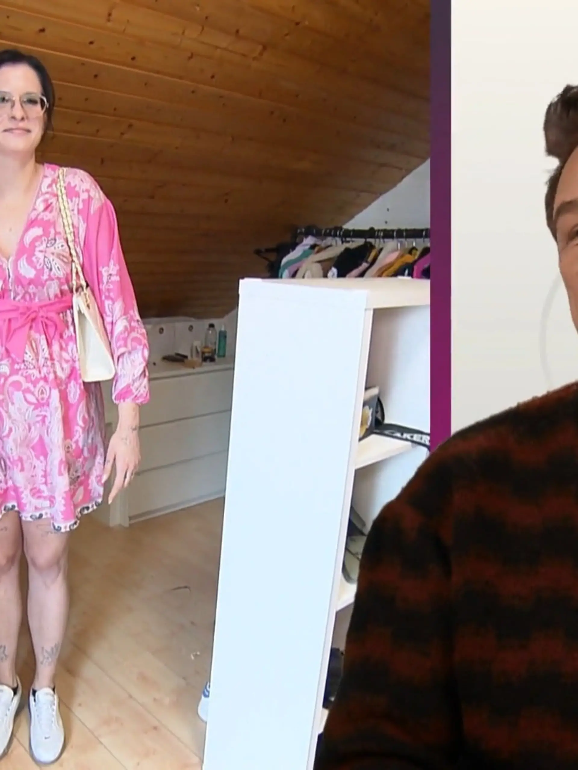 Bild zu: "Guido ist von Rominas Frühlingslook nicht überzeugt"