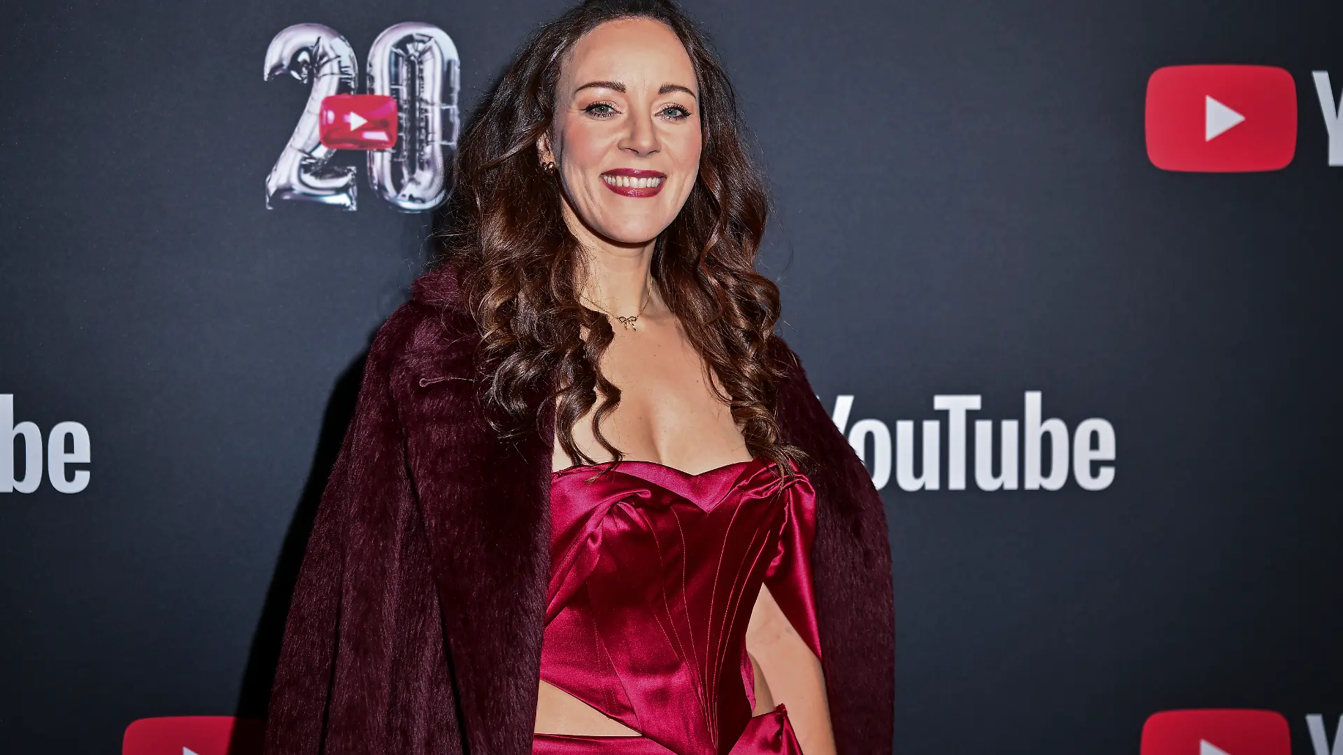 Jasmin Wagner (Blümchen) steht vor Beginn des Award-Dinners der YouTube Music Awards 2025 im Grill Royal.