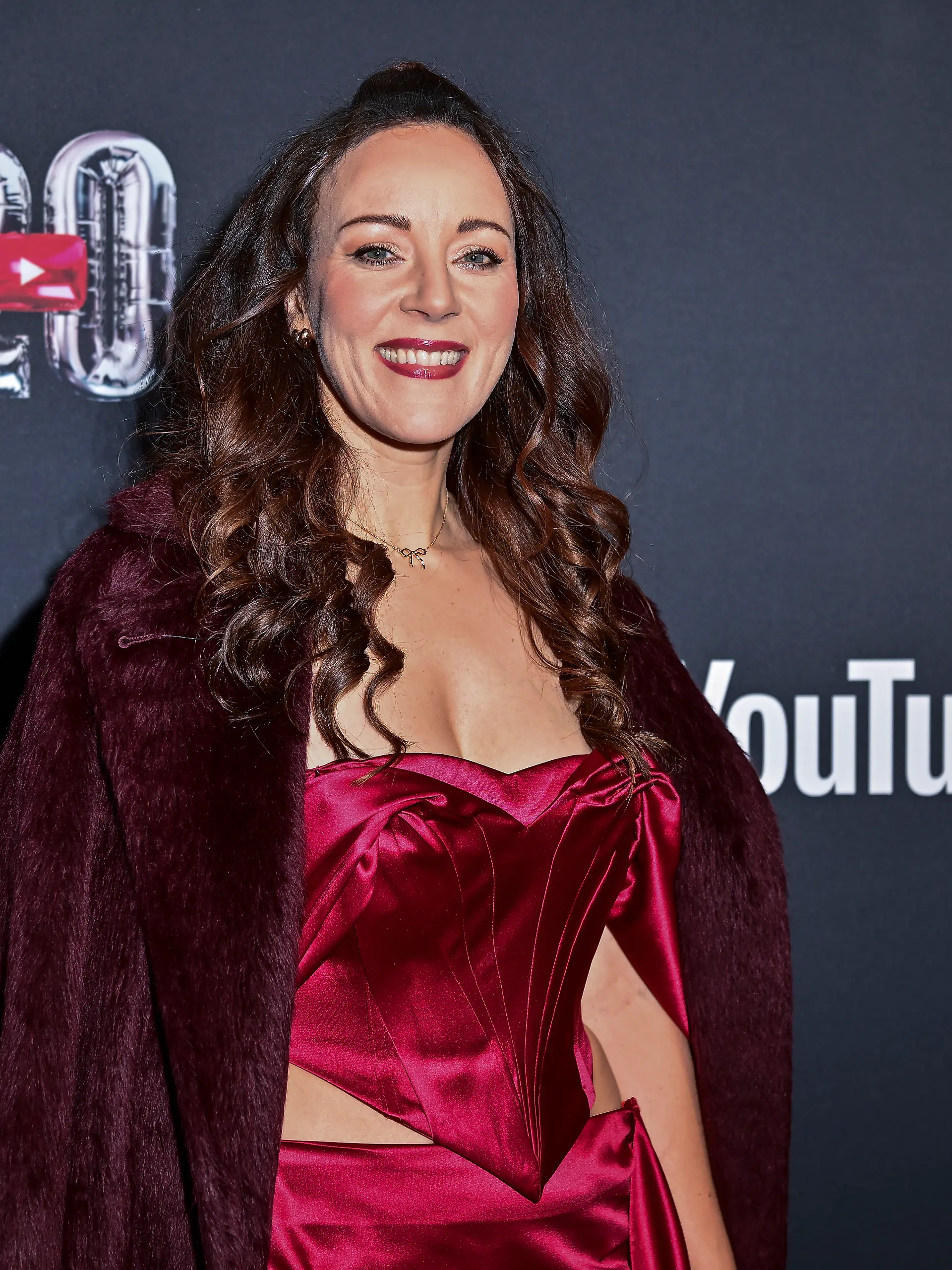Jasmin Wagner (Blümchen) steht vor Beginn des Award-Dinners der YouTube Music Awards 2025 im Grill Royal.