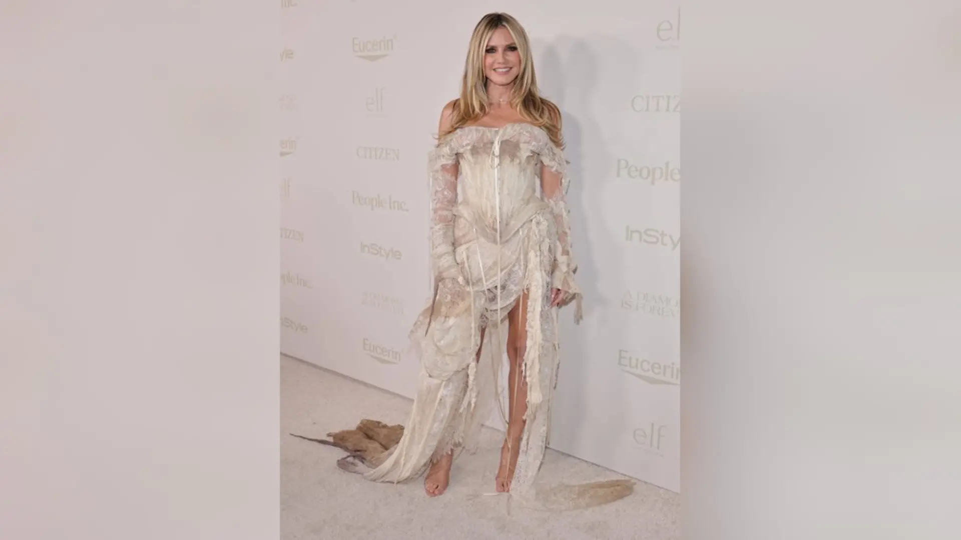 Heidi Klum strahlt in Los Angeles.