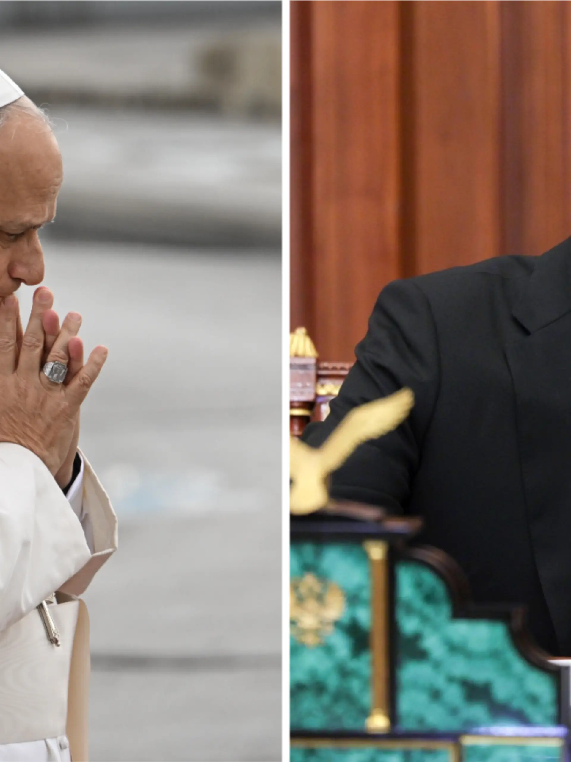 Bild zu: "Papst fleht Putin an und ruft aus Klinik zu Waffenruhe auf!"