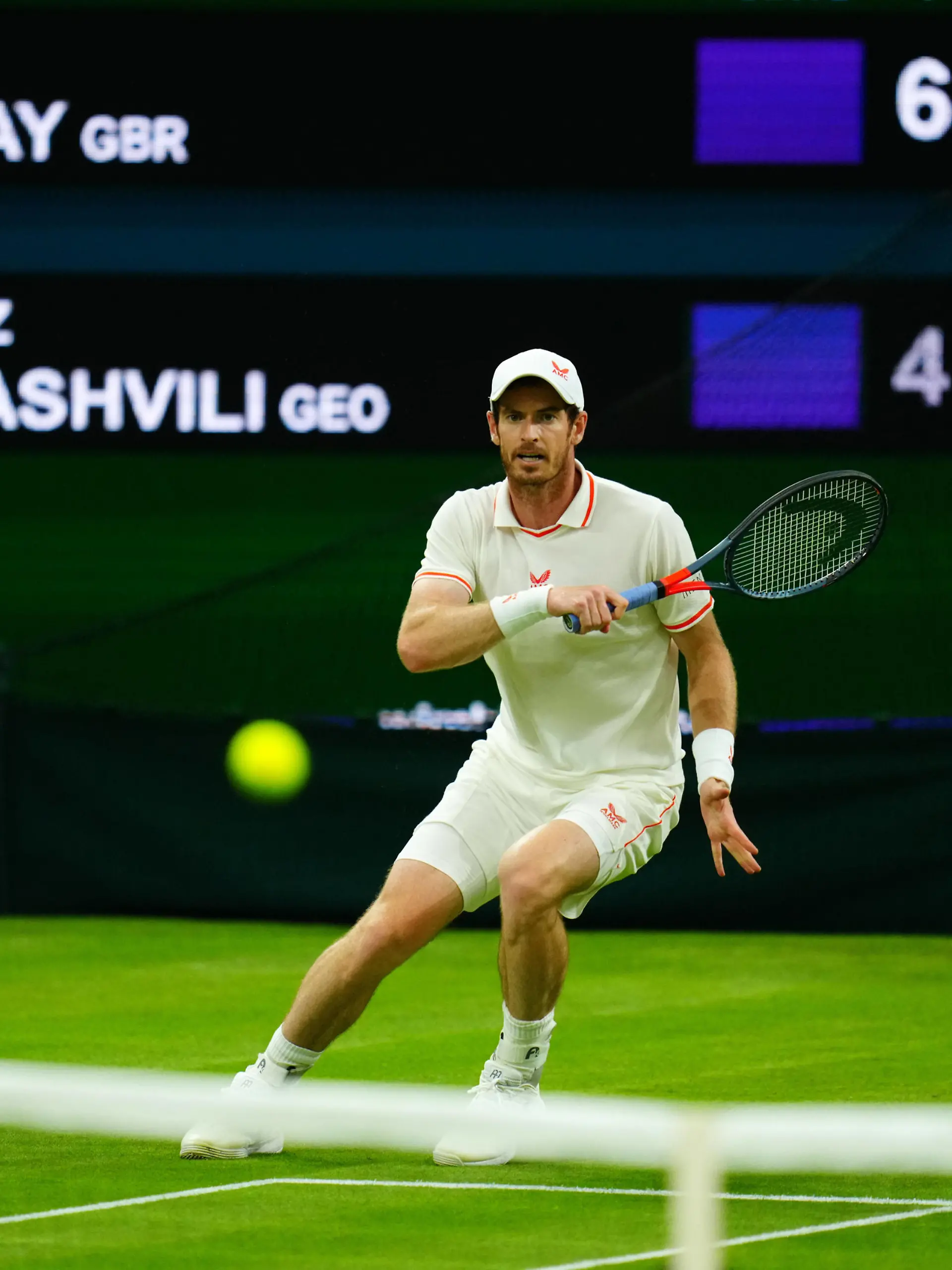 Mandatory Credit: Photo by Javier Garcia/BPI/Shutterstock 12172248ua Andy Murray during his first round match Wimbledon Tennis Championships, Day 1, The All England Lawn Tennis and Croquet Club, London, UK - 28 Jun 2021 Wimbledon Tennis Championships, Day 1, The All England Lawn Tennis and Croquet Club, London, UK - 28 Jun 2021 PUBLICATIONxINxGERxSUIxAUTXHUNxGRExMLTxCYPxROMxBULxUAExKSAxONLY Copyright: xJavierxGarcia/BPI/Shutterstockx 12172248ua 