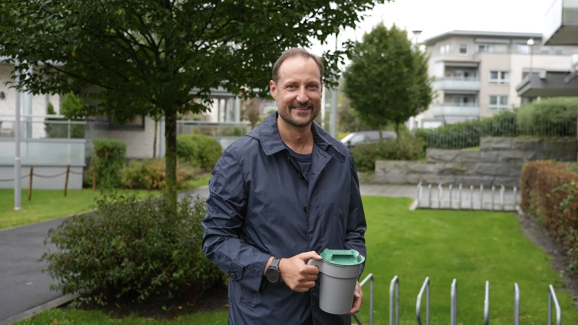 Schon 2025 war König Haakon – damals noch Kronprinz – für die Spendensammelaktion unterwegs