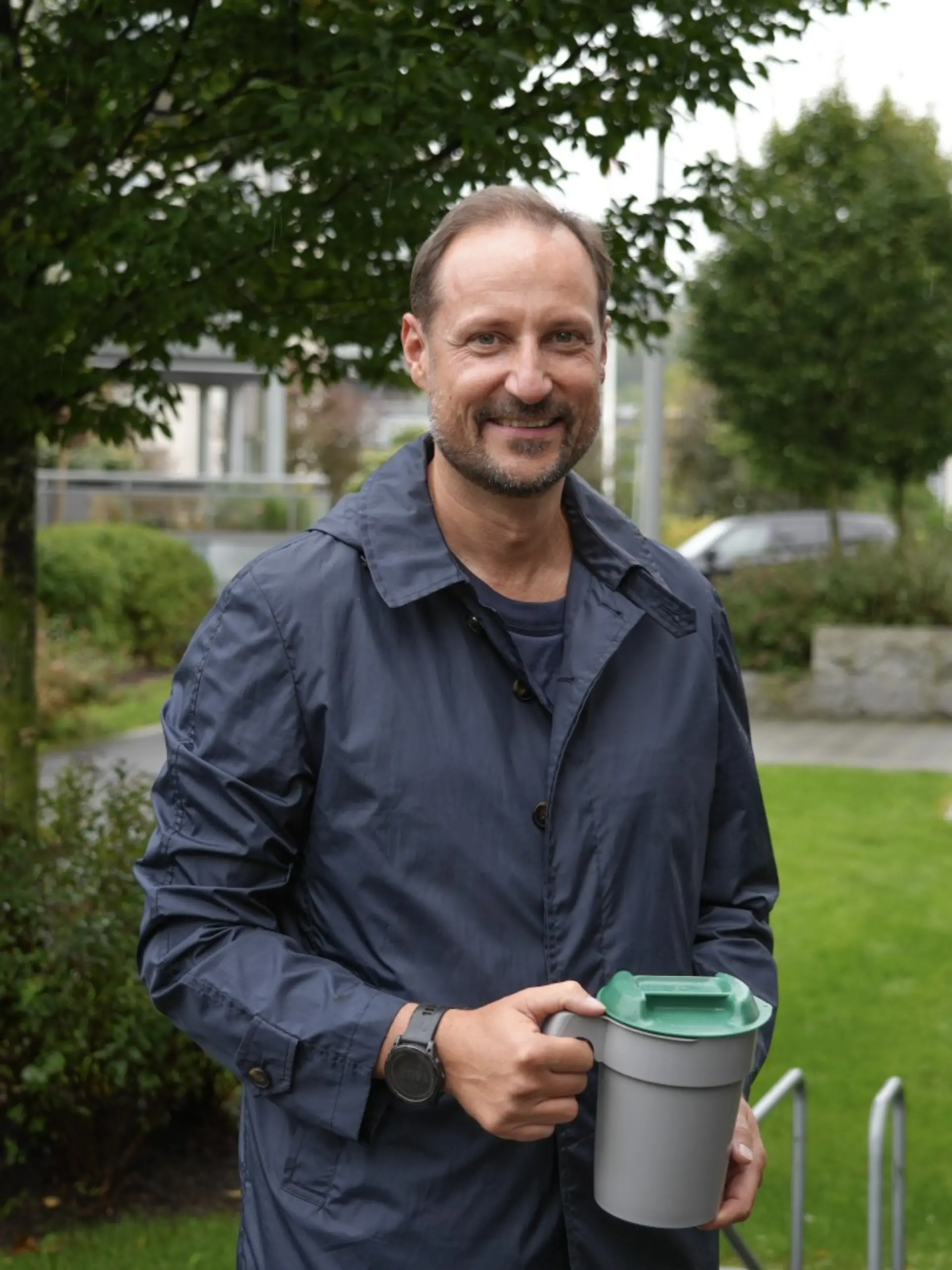 Schon 2025 war König Haakon – damals noch Kronprinz – für die Spendensammelaktion unterwegs