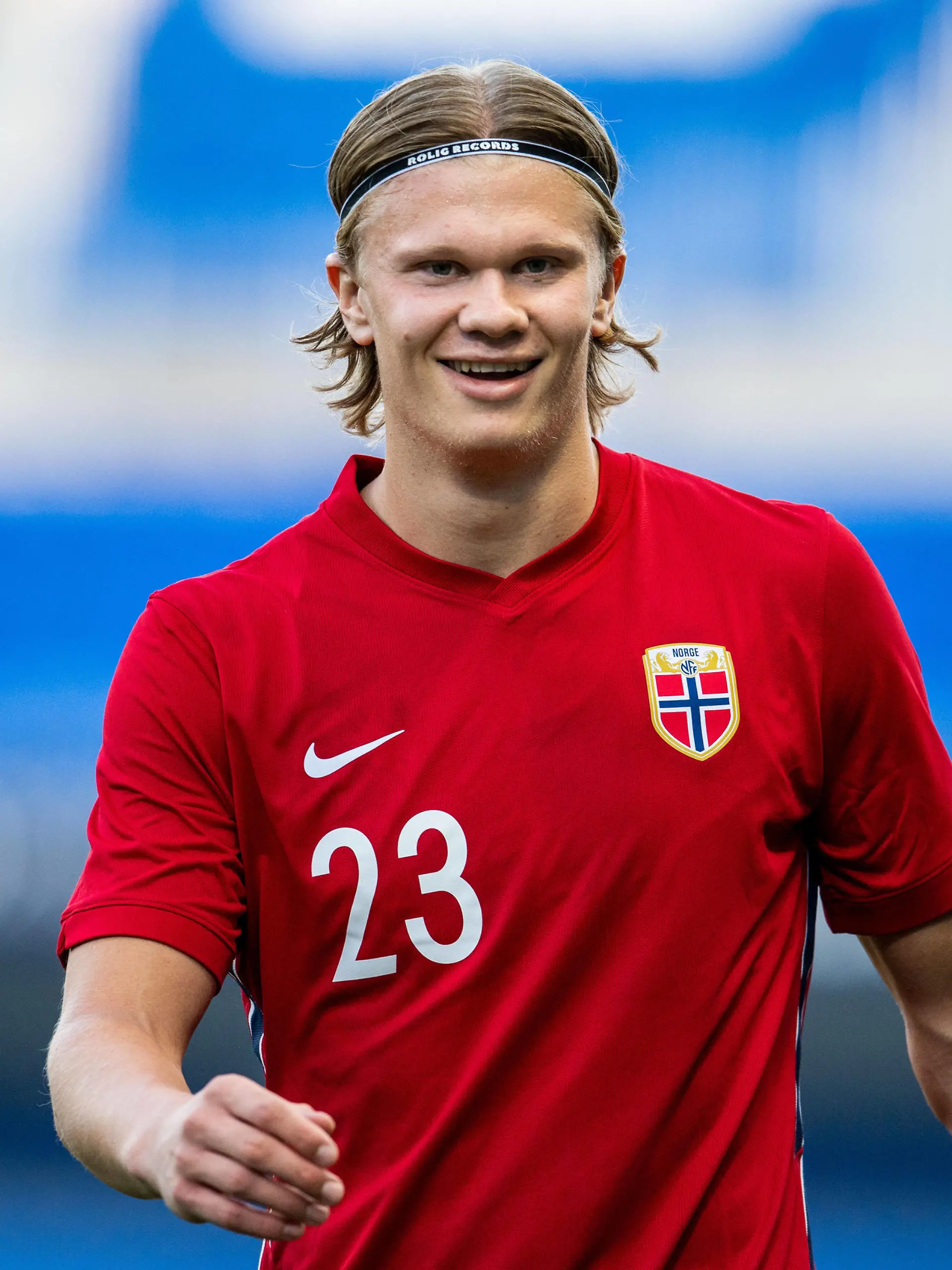 Haaland im Trikot der norwegischen Nationalmannschaft