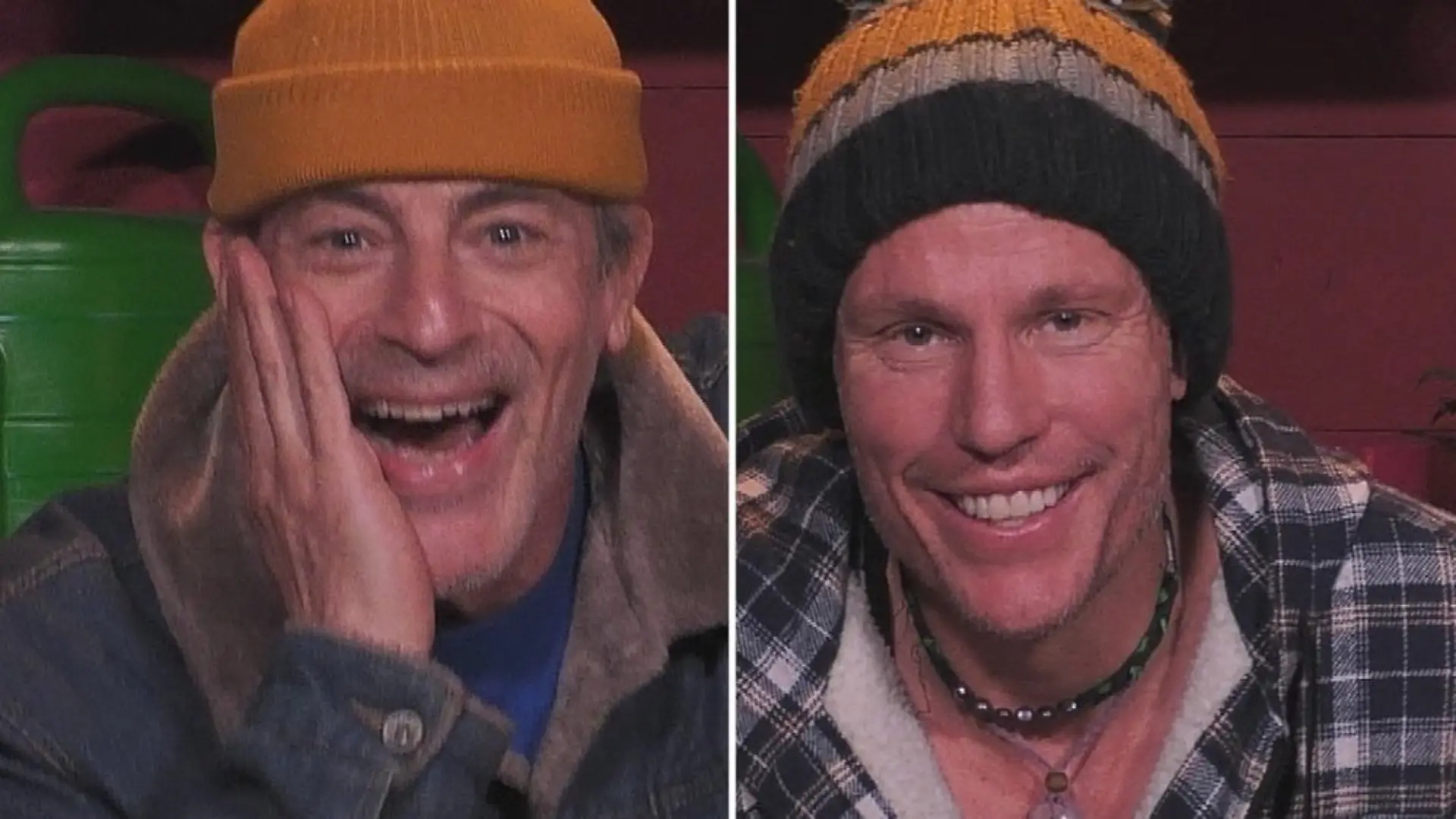 "Promi Big Brother": Schauspieler Gedeon Burkhard (l.) und Ex-Fußballer Christian Lell mussten die Show am Sonntagabend verlassen.