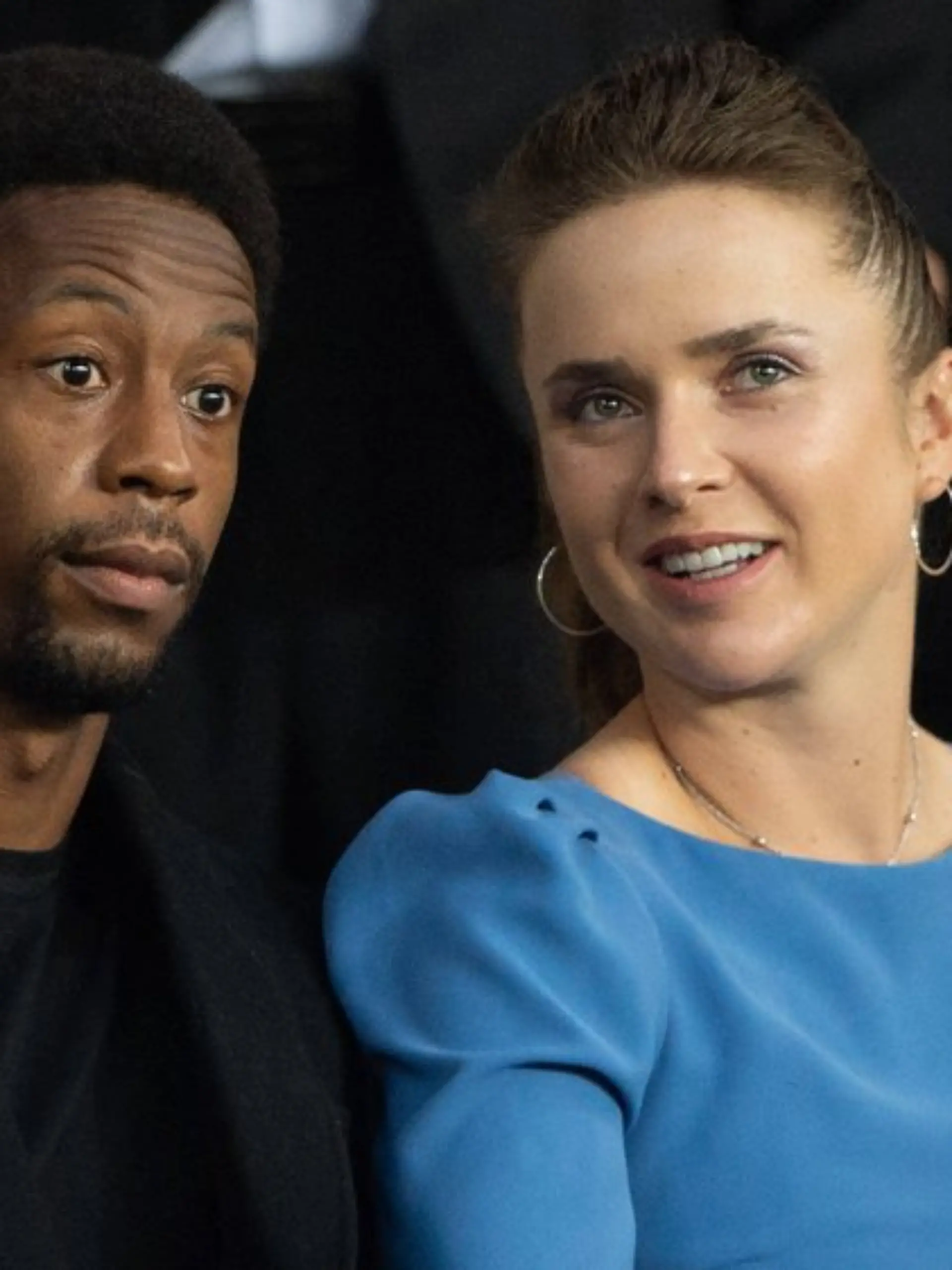 Elina Svitolina und Gaël Monfils 2021 in Paris.